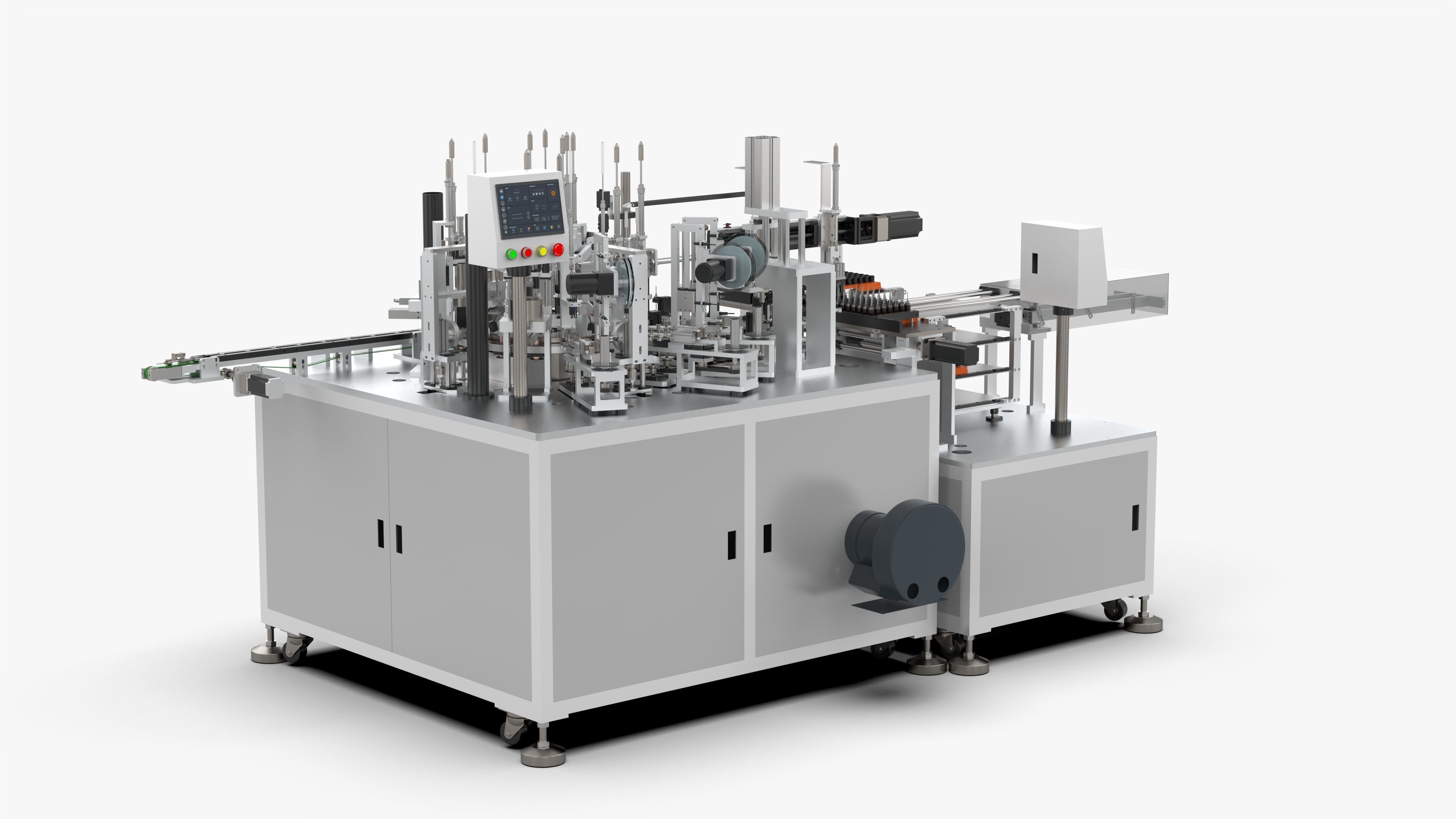 Automatic Micro Rotor Motor Processing and Assembly Machine 3D model_11