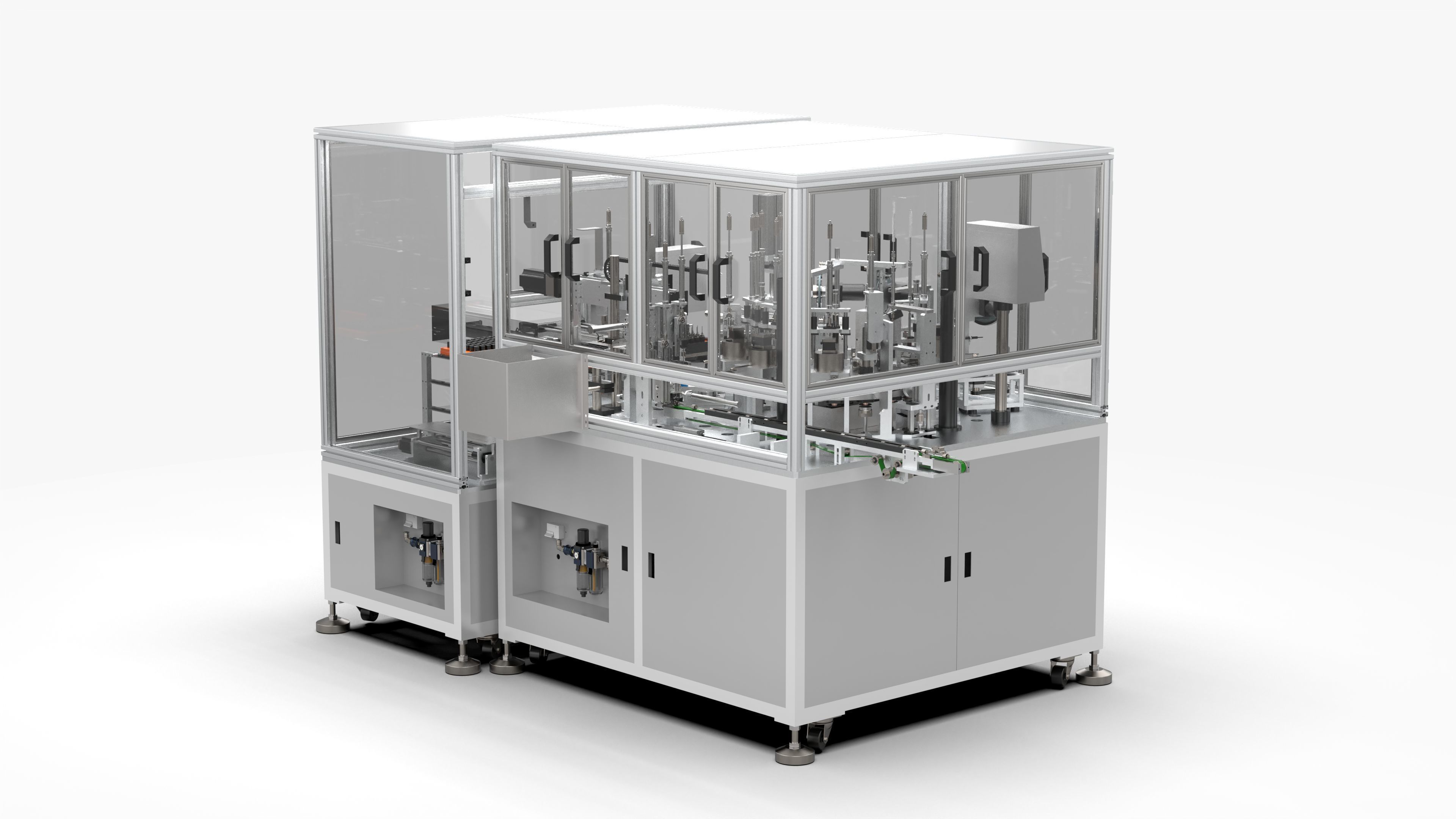 Automatic Micro Rotor Motor Processing and Assembly Machine 3D model_2