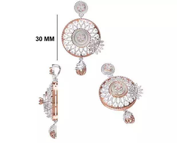 Women Heavy Unique Pendant STL FBX JCD Details 3D print model