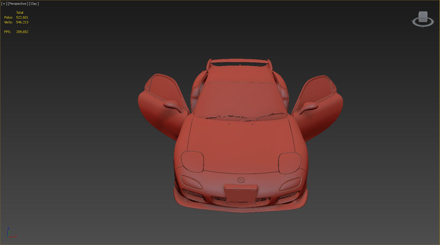 Mazda RX-7 Spirit R 3D model_14