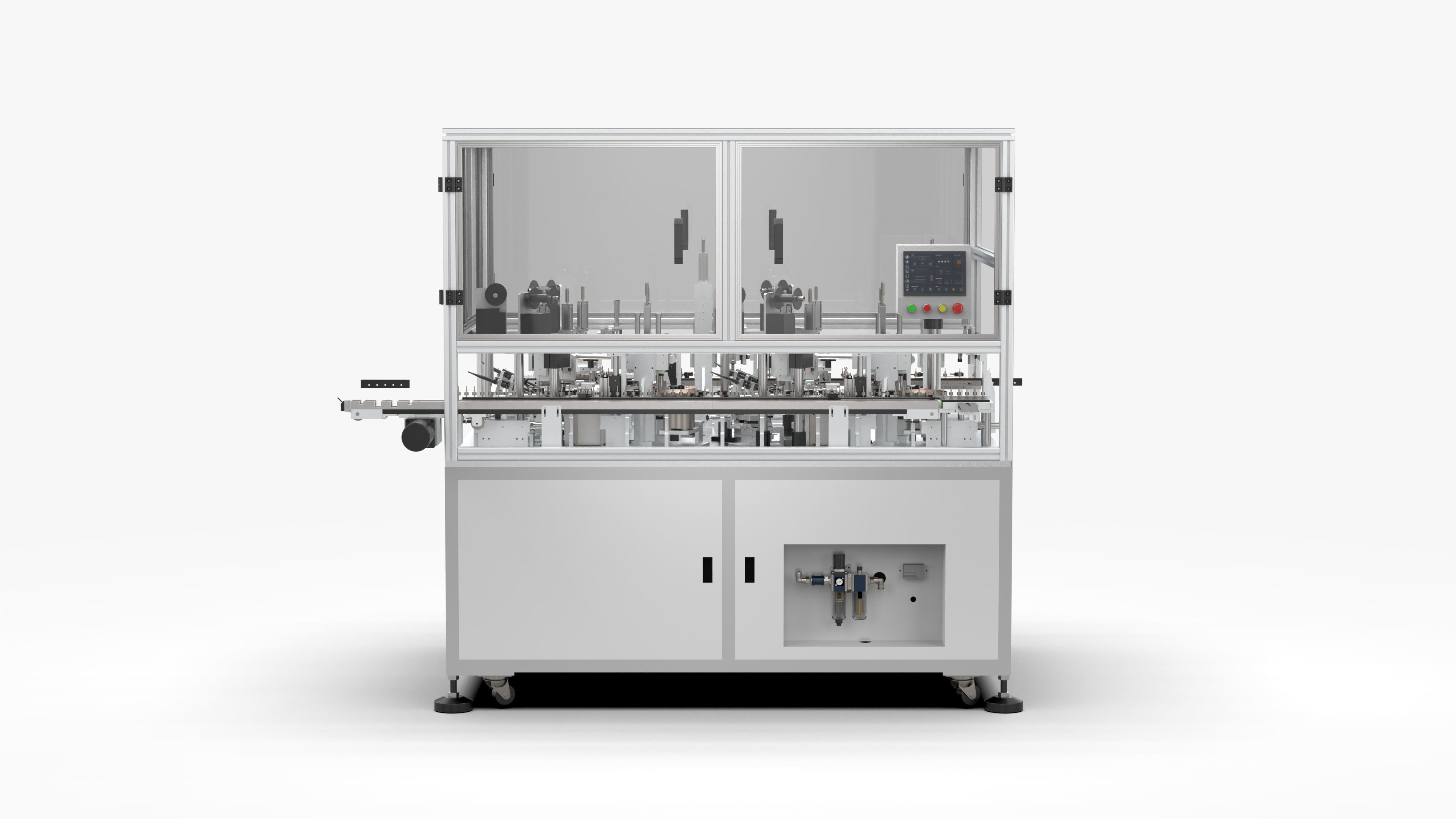 Automatic Pressure Sensitive Ring Machine 3D model_5