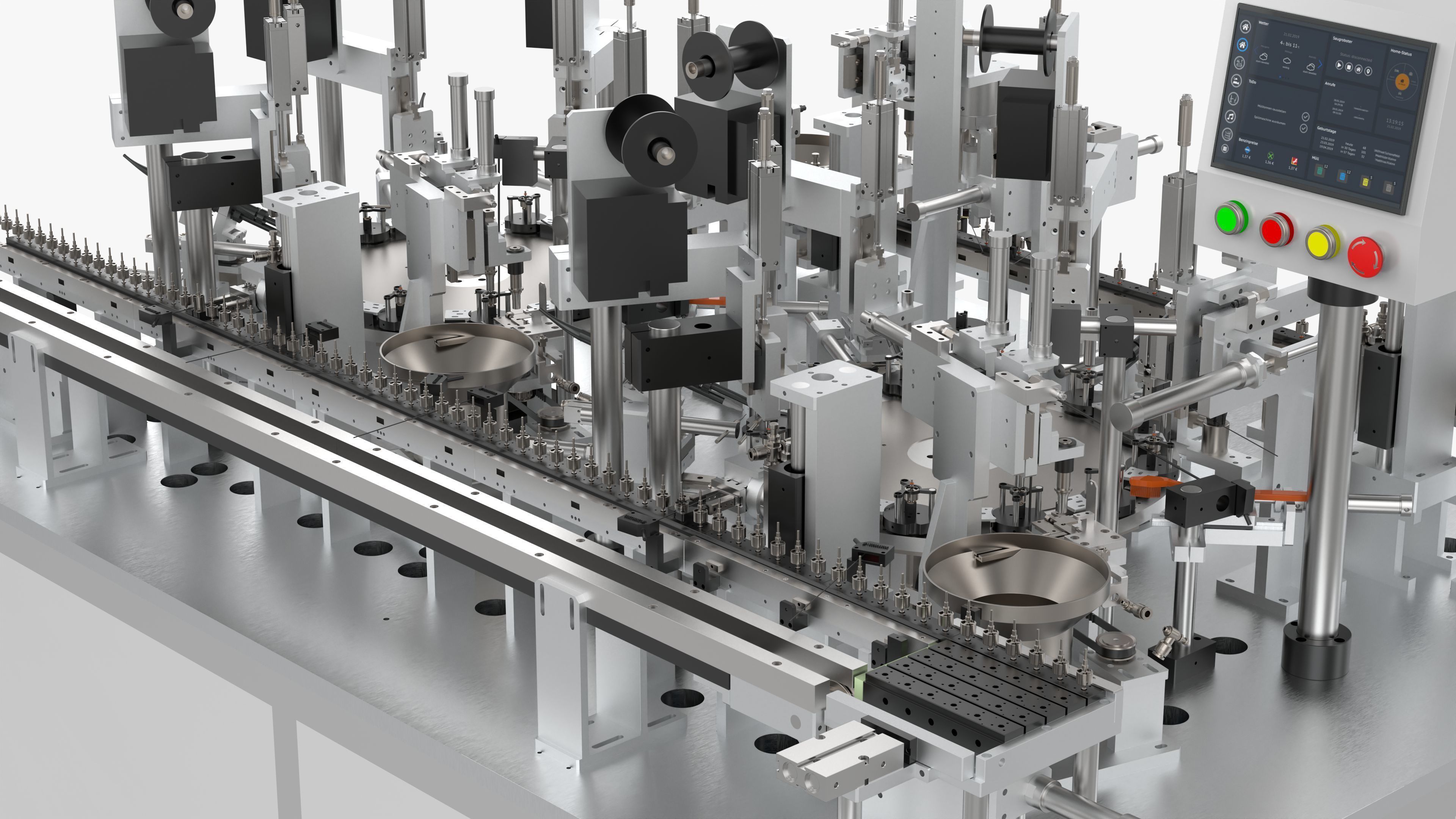 Automatic Pressure Sensitive Ring Machine 3D model_15