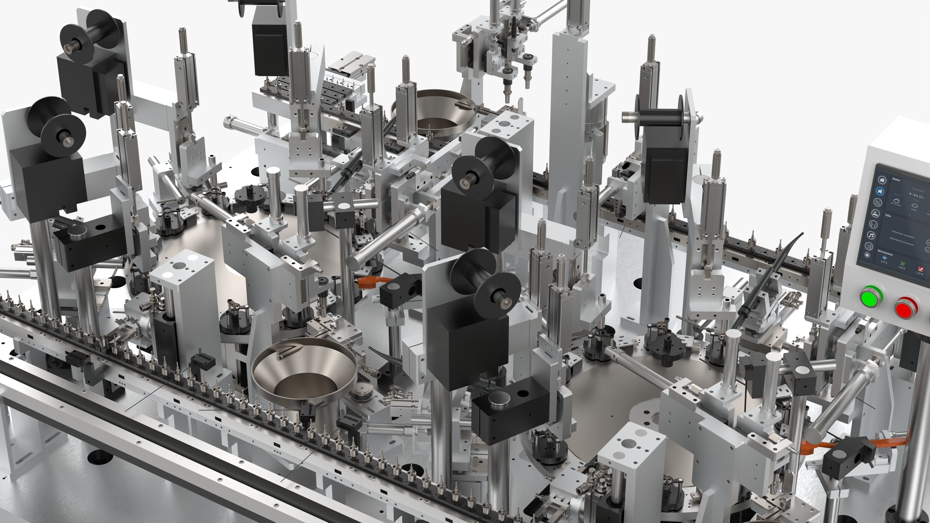 Automatic Pressure Sensitive Ring Machine 3D model_19