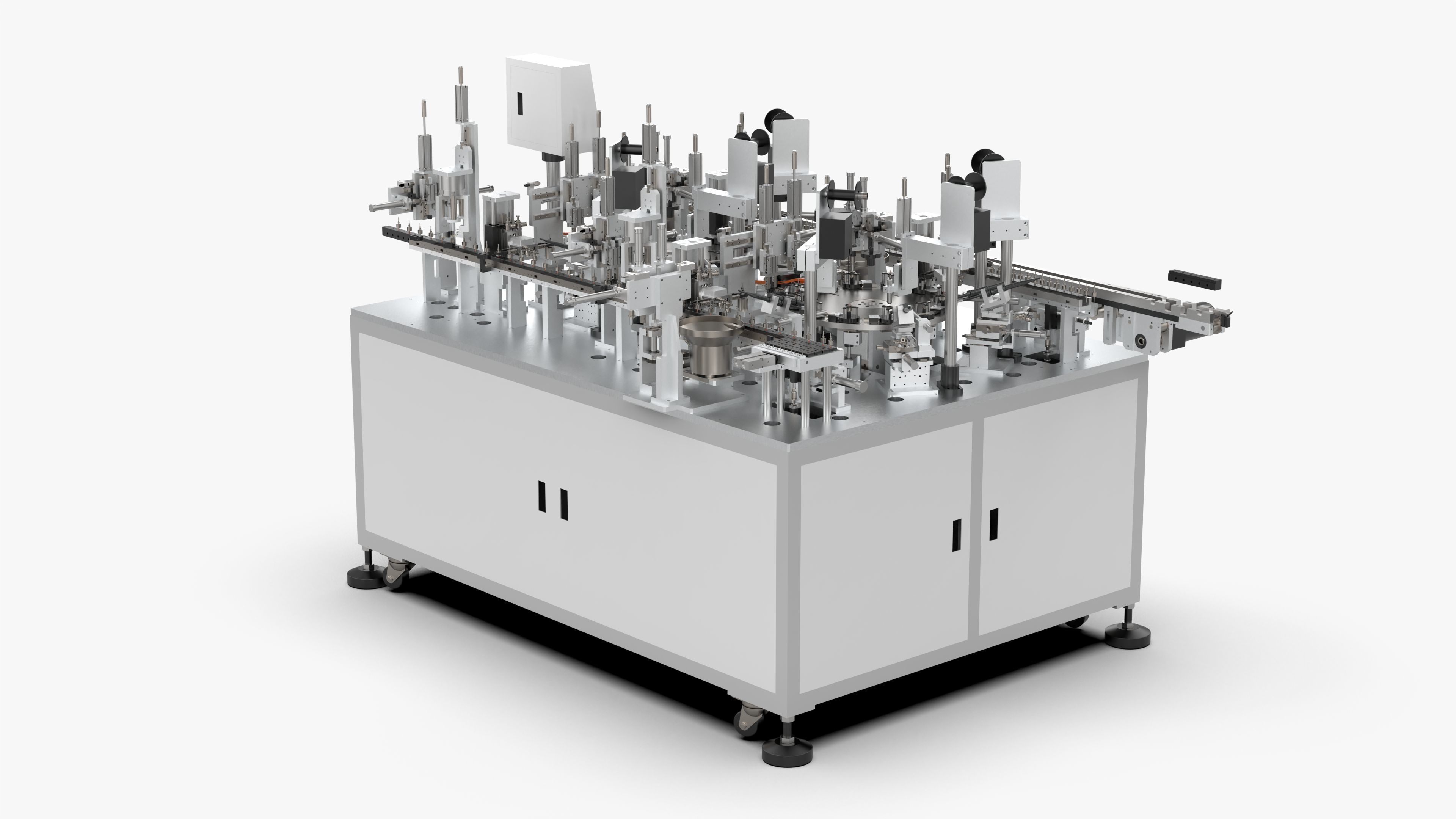 Automatic Pressure Sensitive Ring Machine 3D model_12