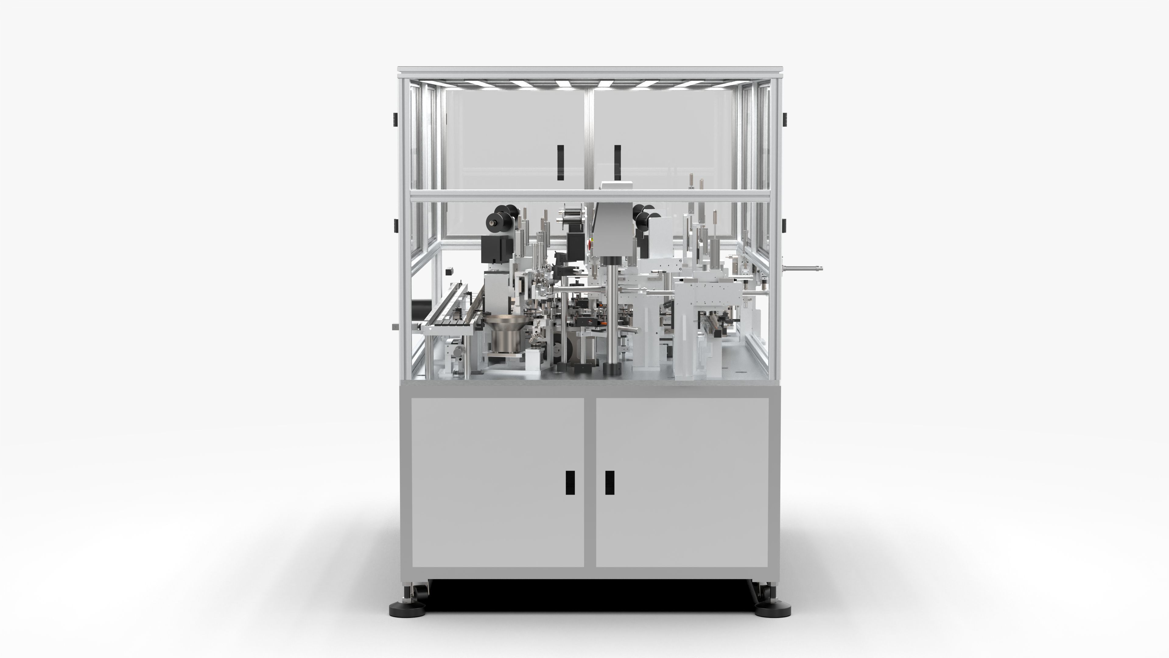 Automatic Pressure Sensitive Ring Machine 3D model_8