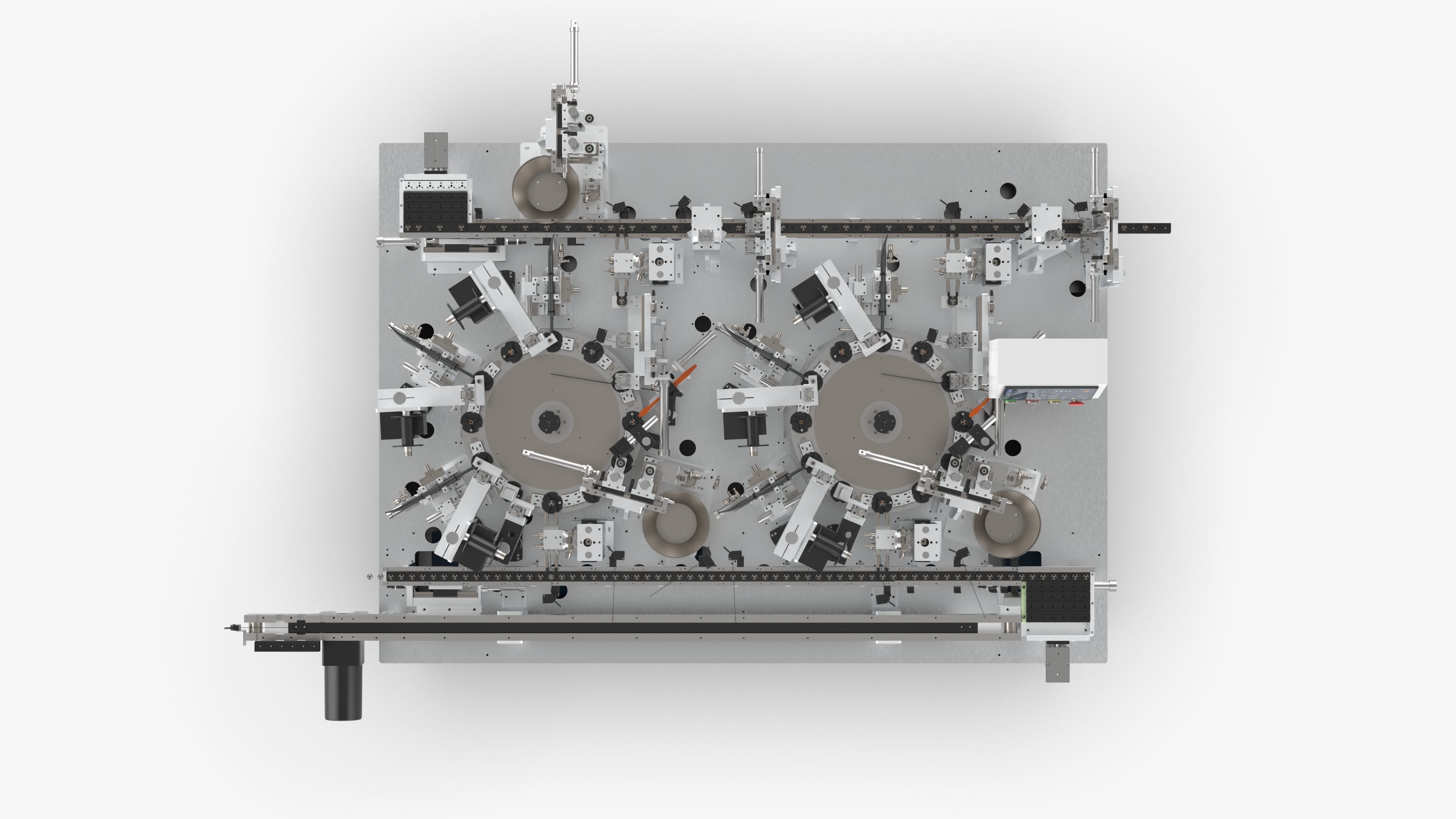 Automatic Pressure Sensitive Ring Machine 3D model_13