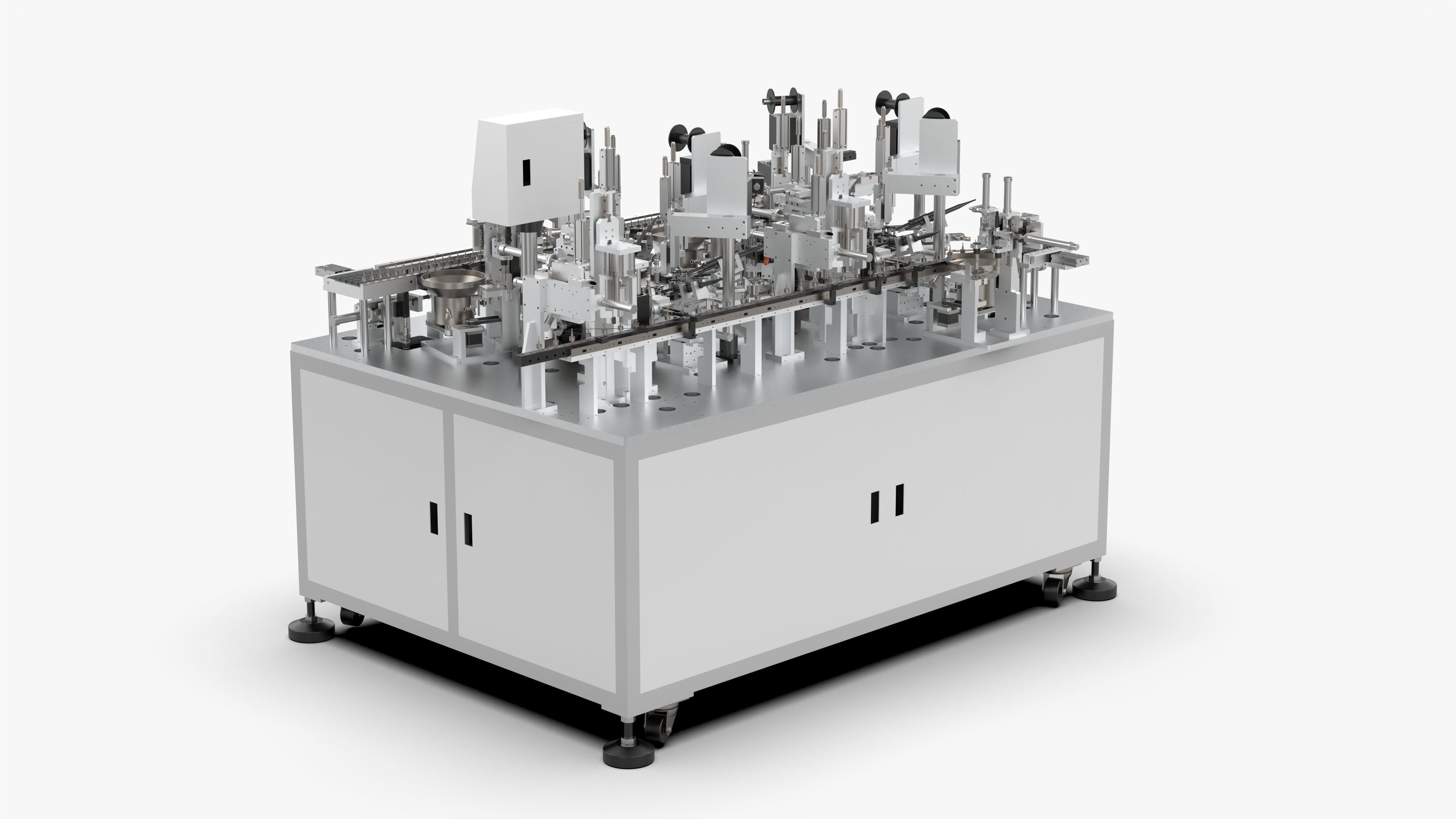 Automatic Pressure Sensitive Ring Machine 3D model_11