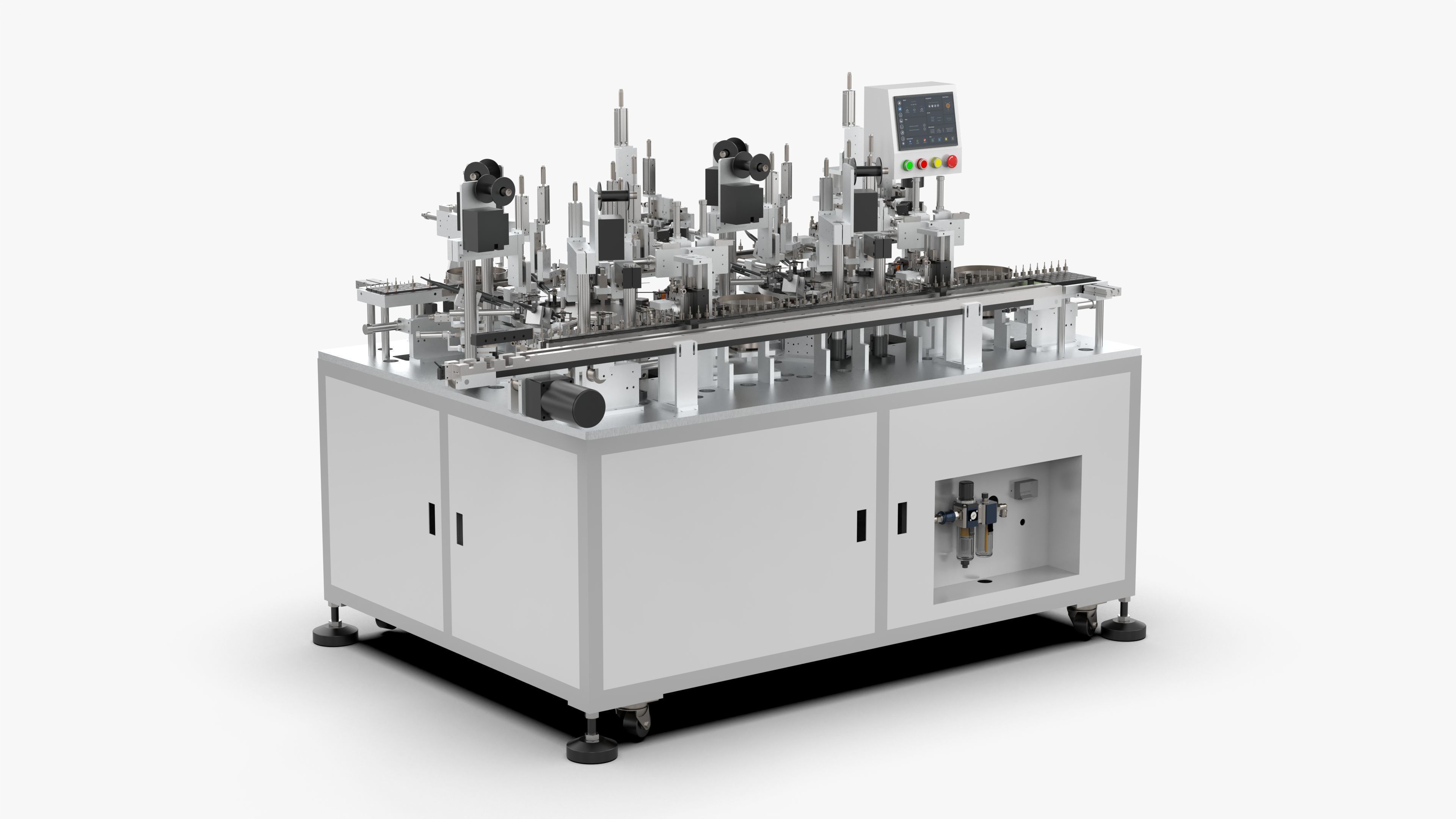 Automatic Pressure Sensitive Ring Machine 3D model_9