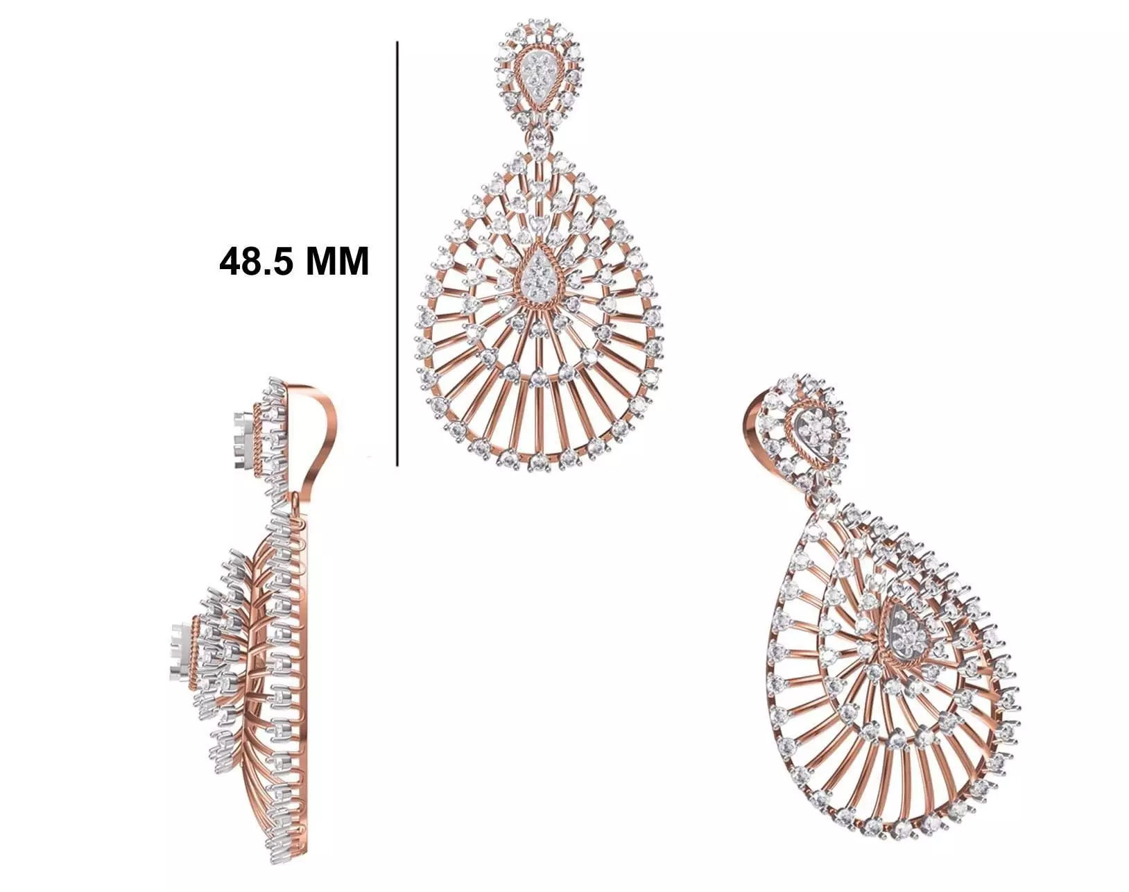 Women Heavy Unique Pendant STL FBX JCD Details 3D print model_0
