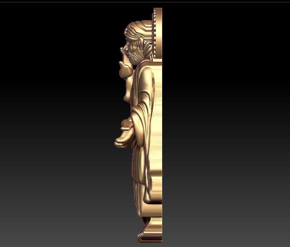 SAIBABA PENDENT 3D print model_5