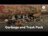 Plastic Trash Container Low-poly 3D model_1