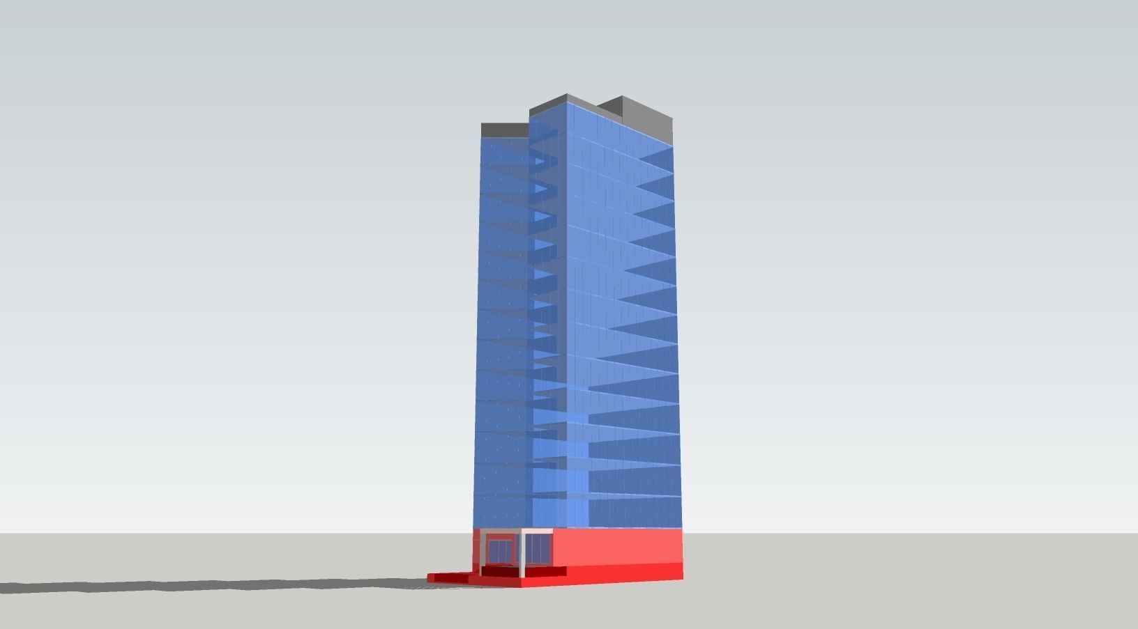Urban Highrise 3D model_4