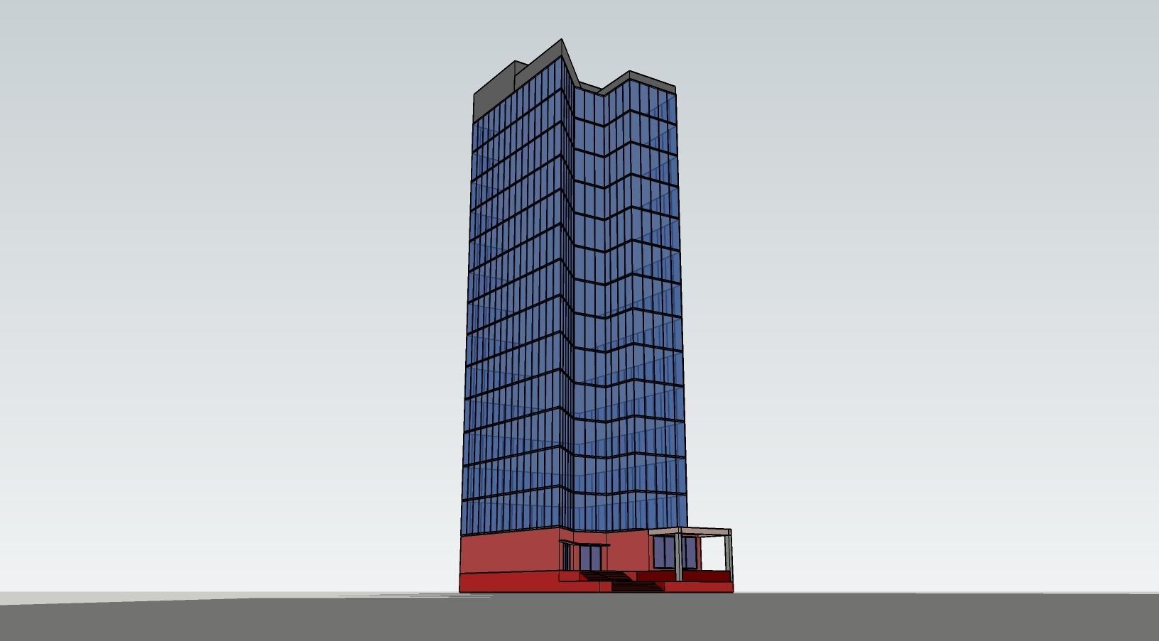 Urban Highrise 3D model_6