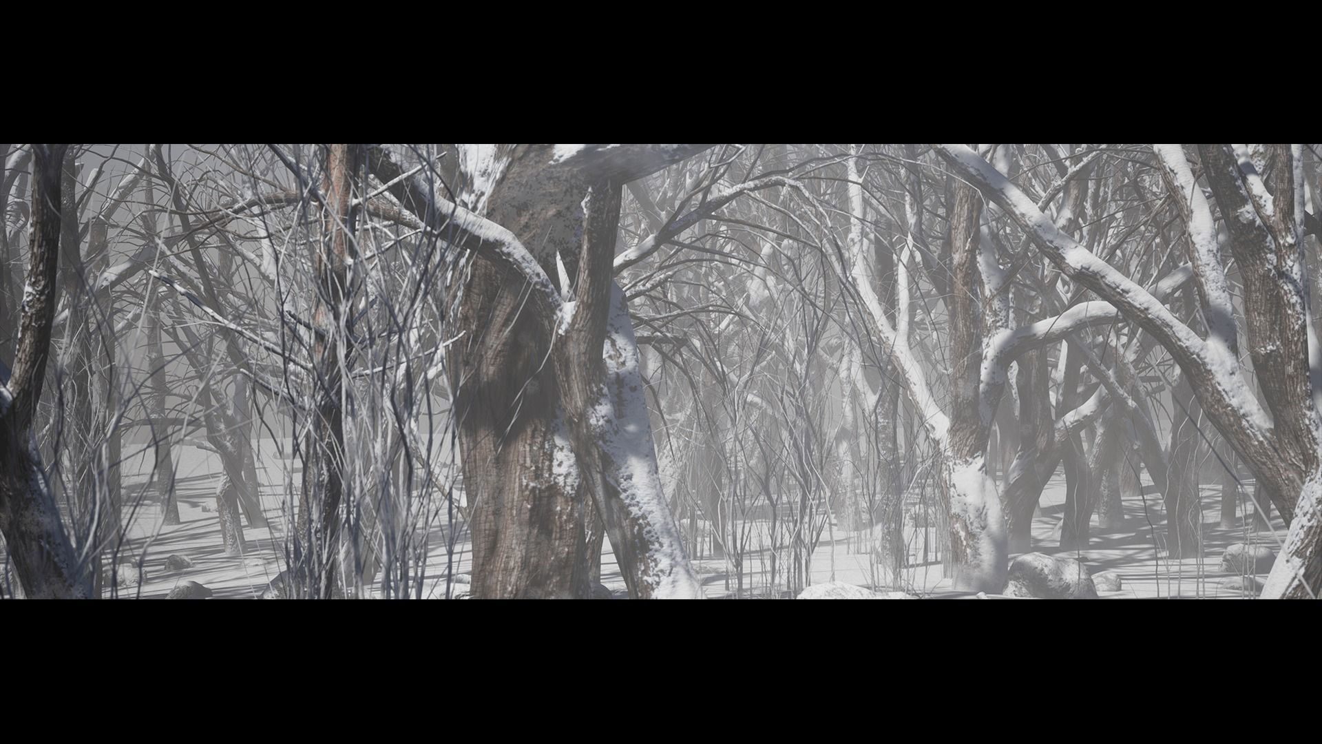 WinterForest Low-poly 3D model_11