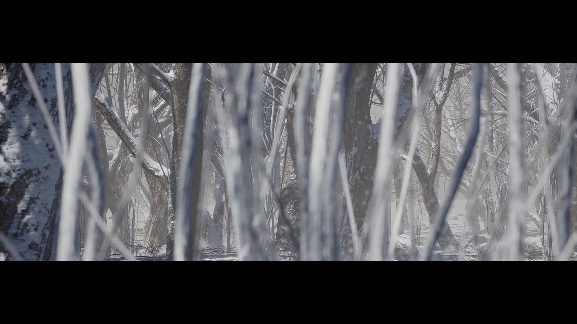 WinterForest Low-poly 3D model_10