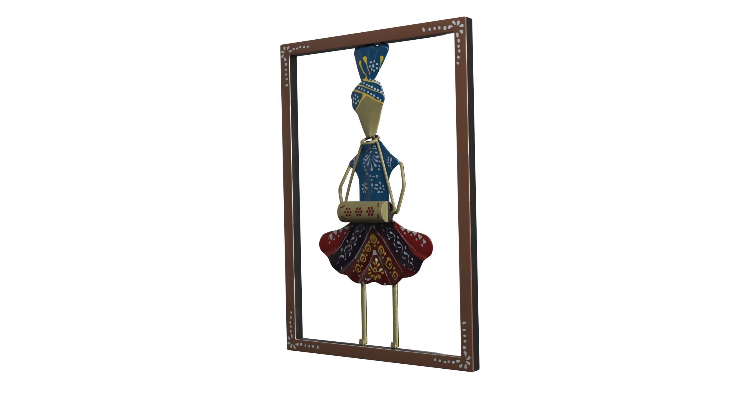 Wall Decorative Low-poly 3D model_8