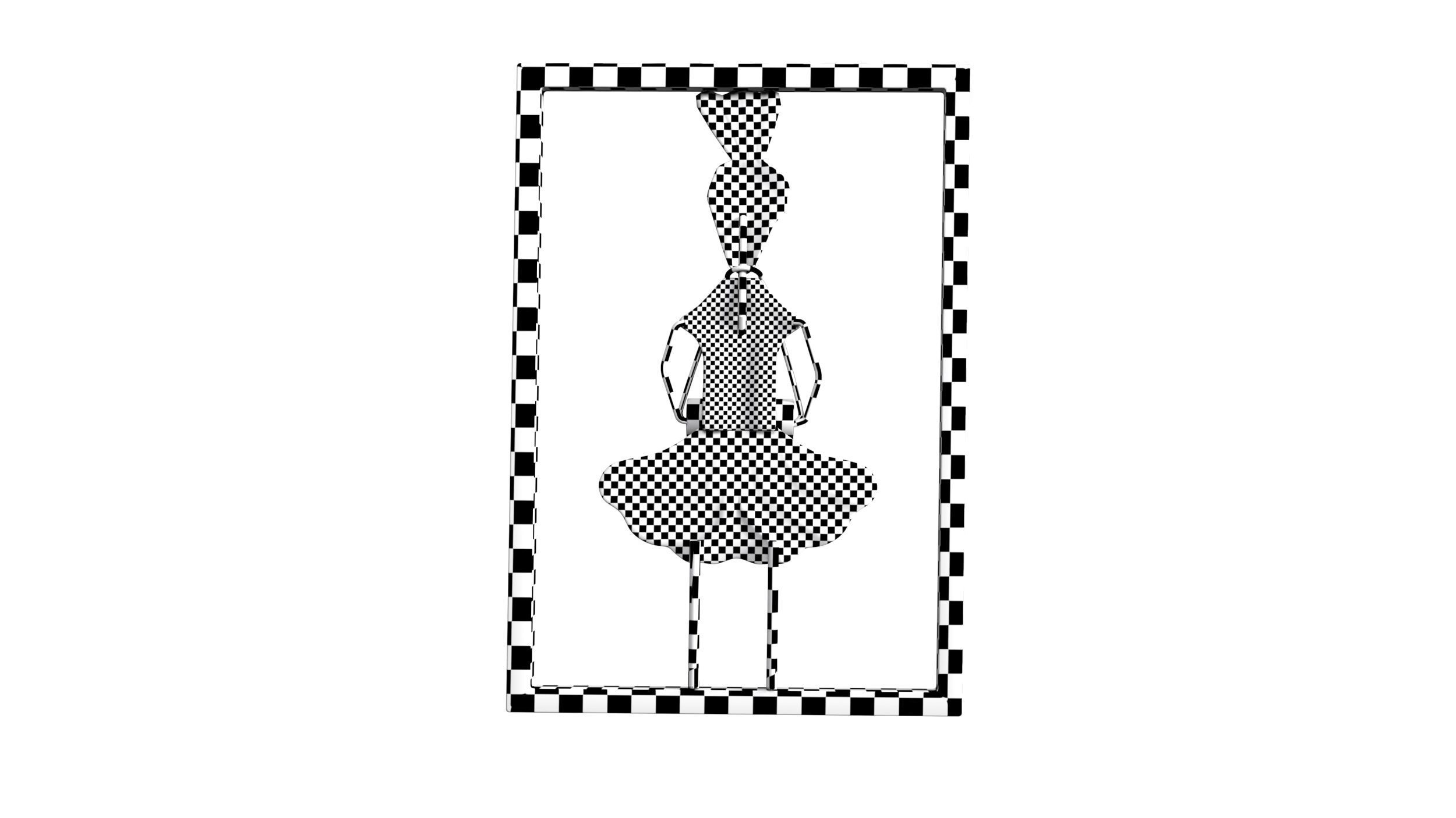 Wall Decorative Low-poly 3D model_32