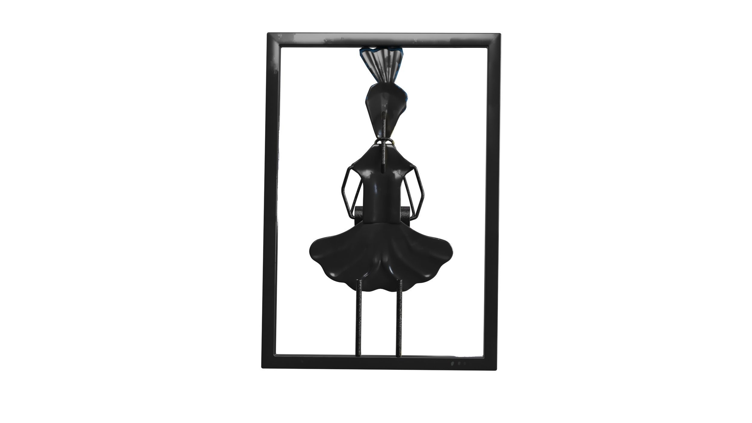 Wall Decorative Low-poly 3D model_5