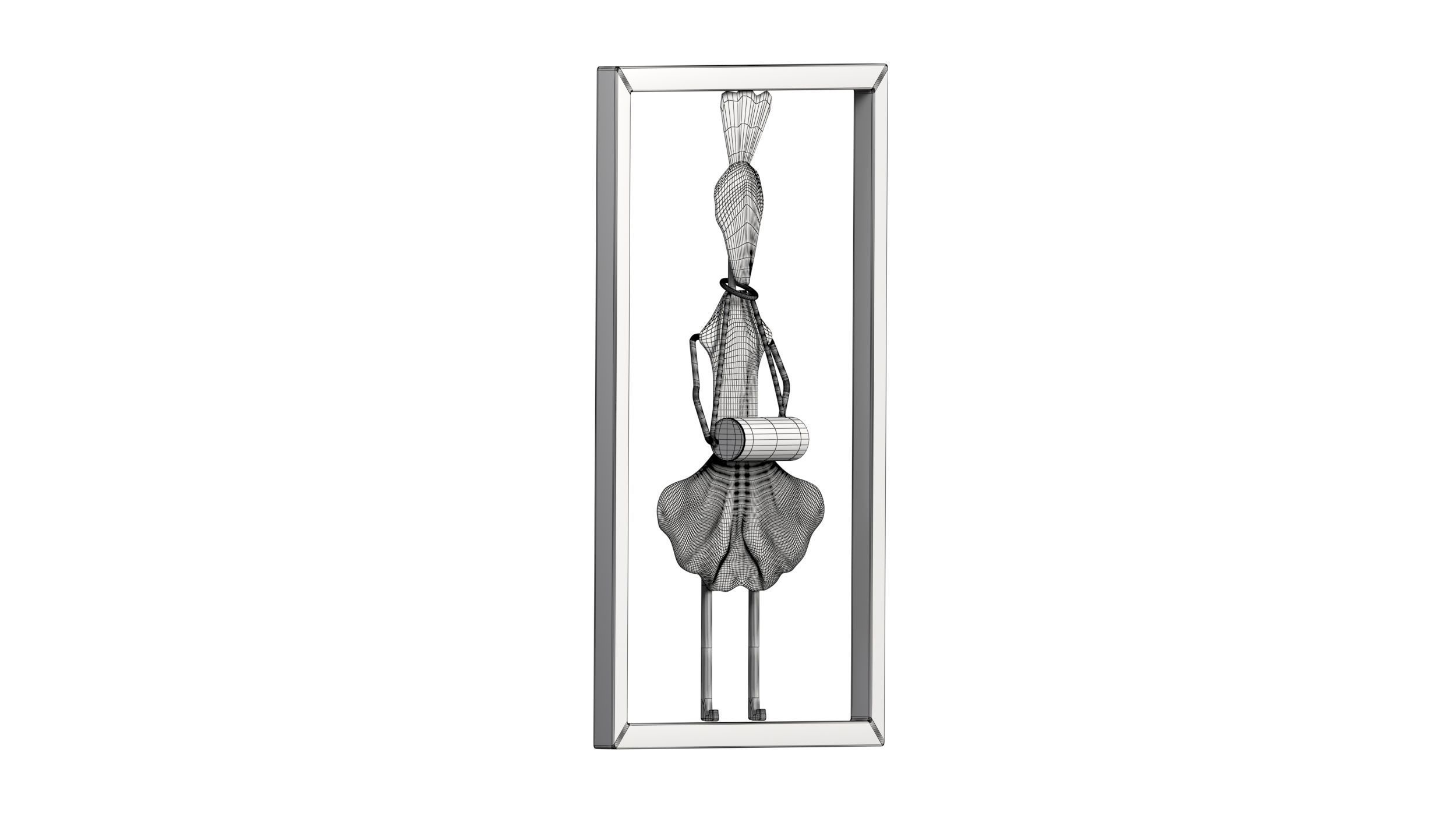 Wall Decorative Low-poly 3D model_24