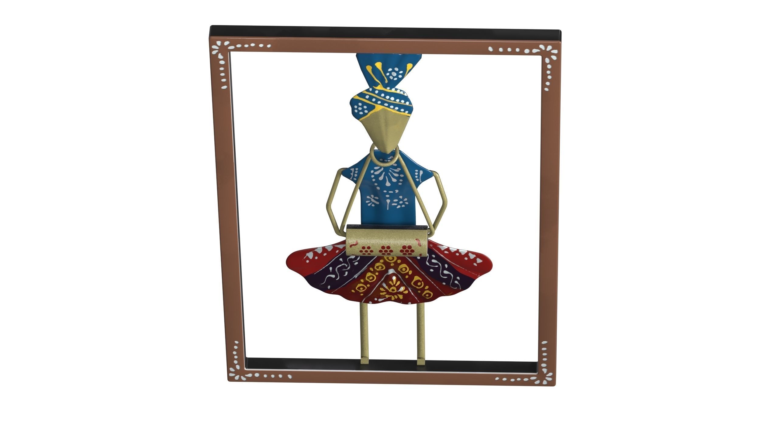 Wall Decorative Low-poly 3D model_13