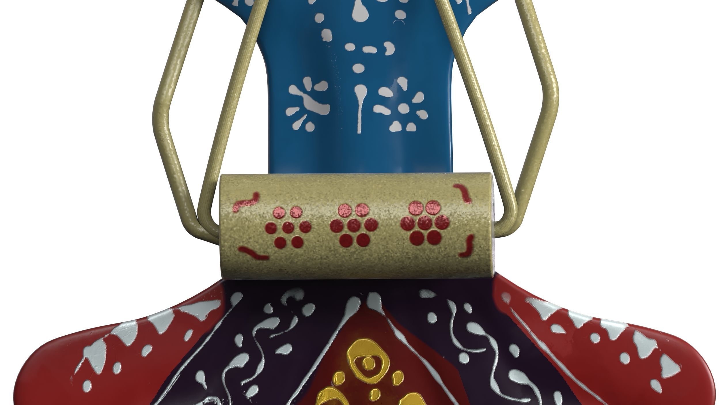 Wall Decorative Low-poly 3D model_15