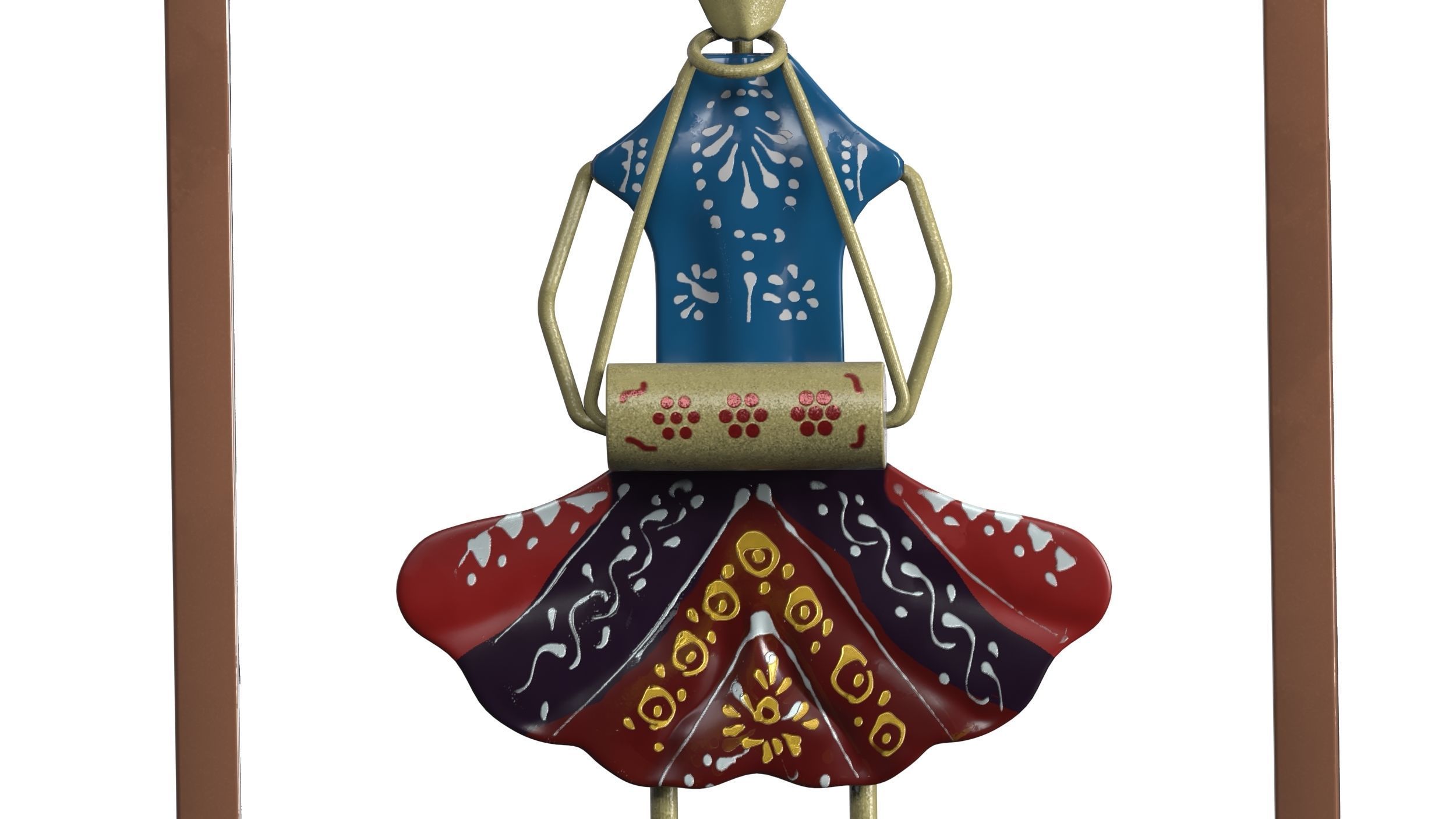 Wall Decorative Low-poly 3D model_14