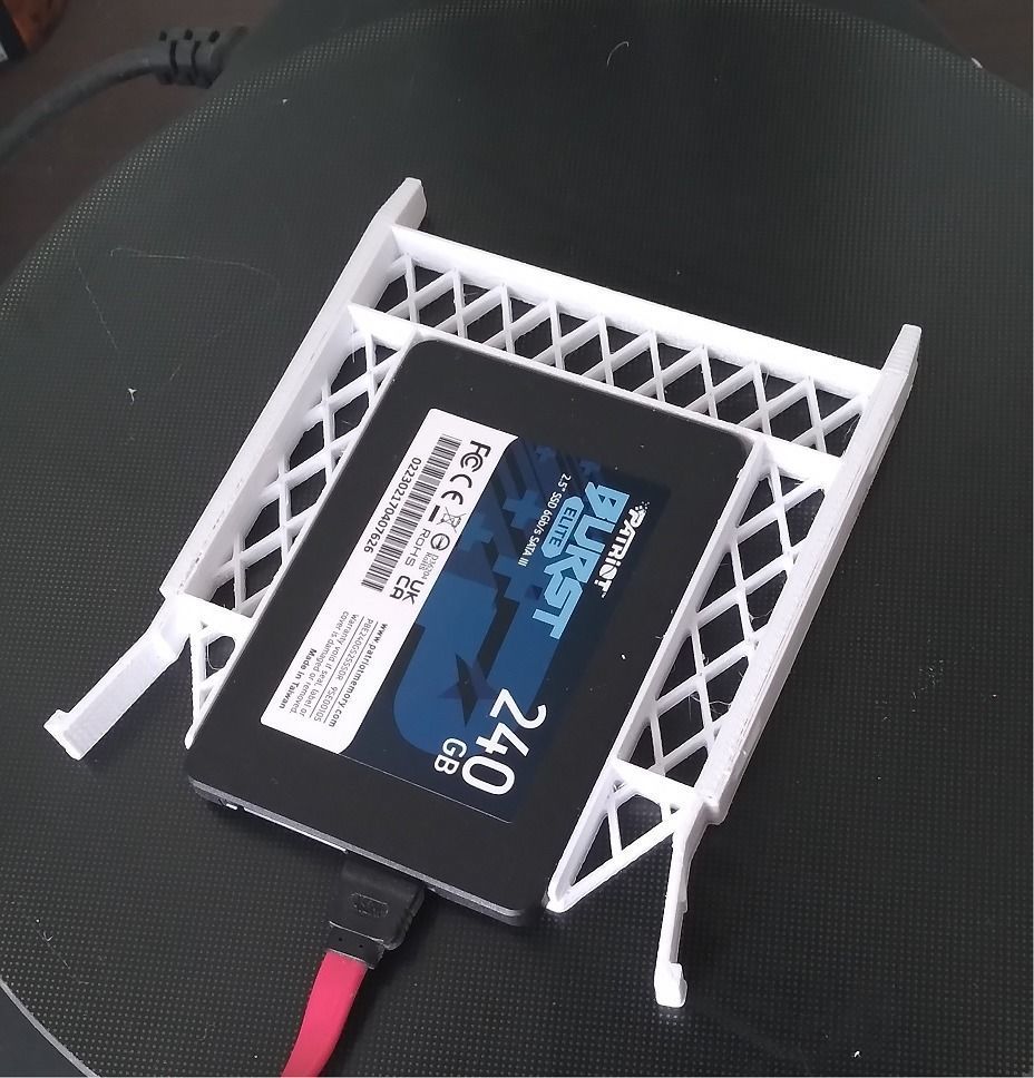 SSD to Destop Hard Drive Adapter 3D print model_5