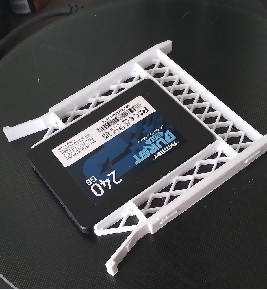 SSD to Destop Hard Drive Adapter 3D print model_4