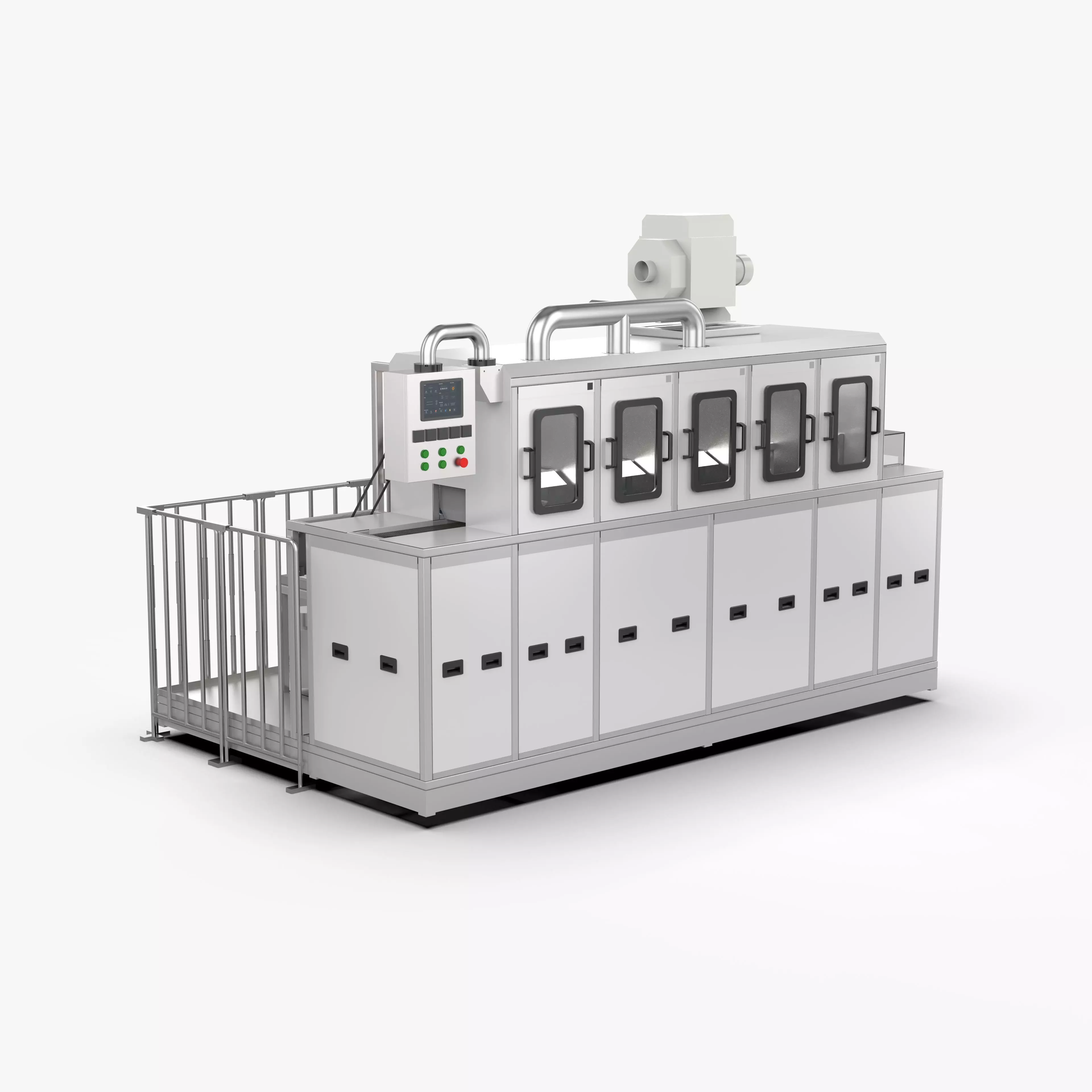 Automatic Conveyor Washing Machine 3D model