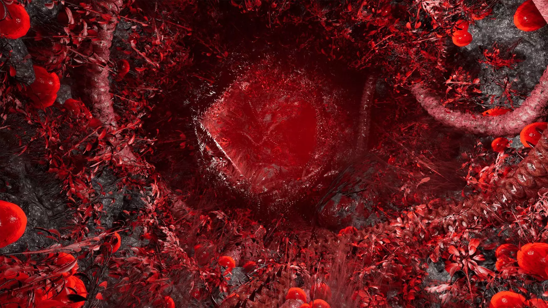 Tentacles Low-poly 3D model_0