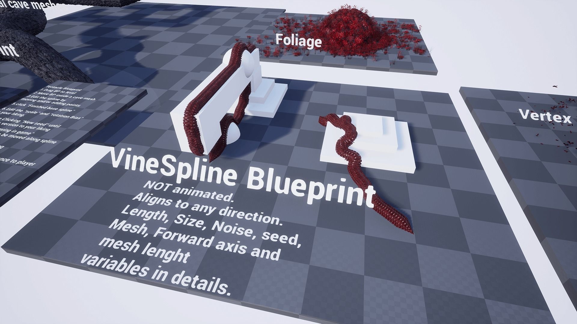 Tentacles Low-poly 3D model_11