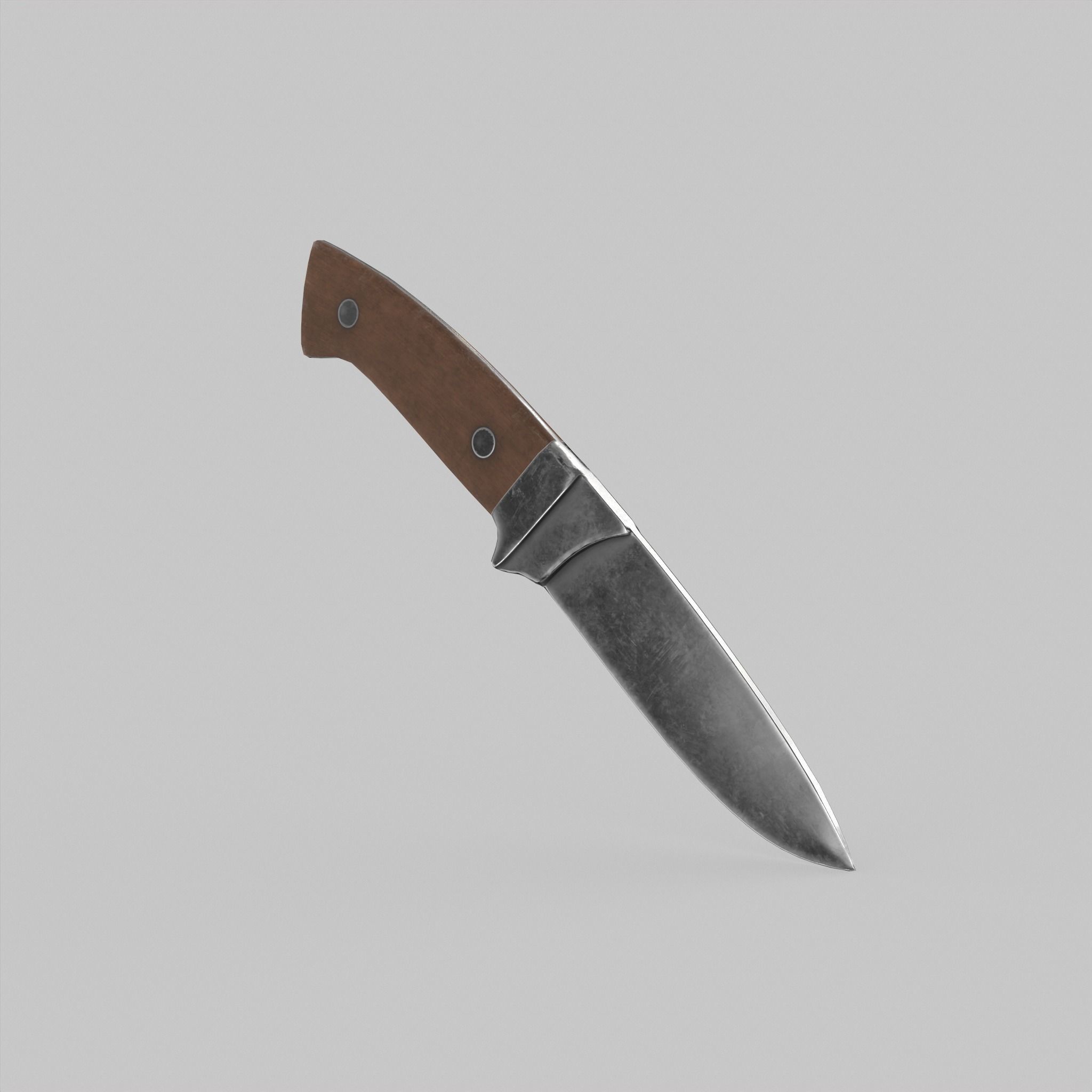 Knife Game Ready Low-poly 3D model_7