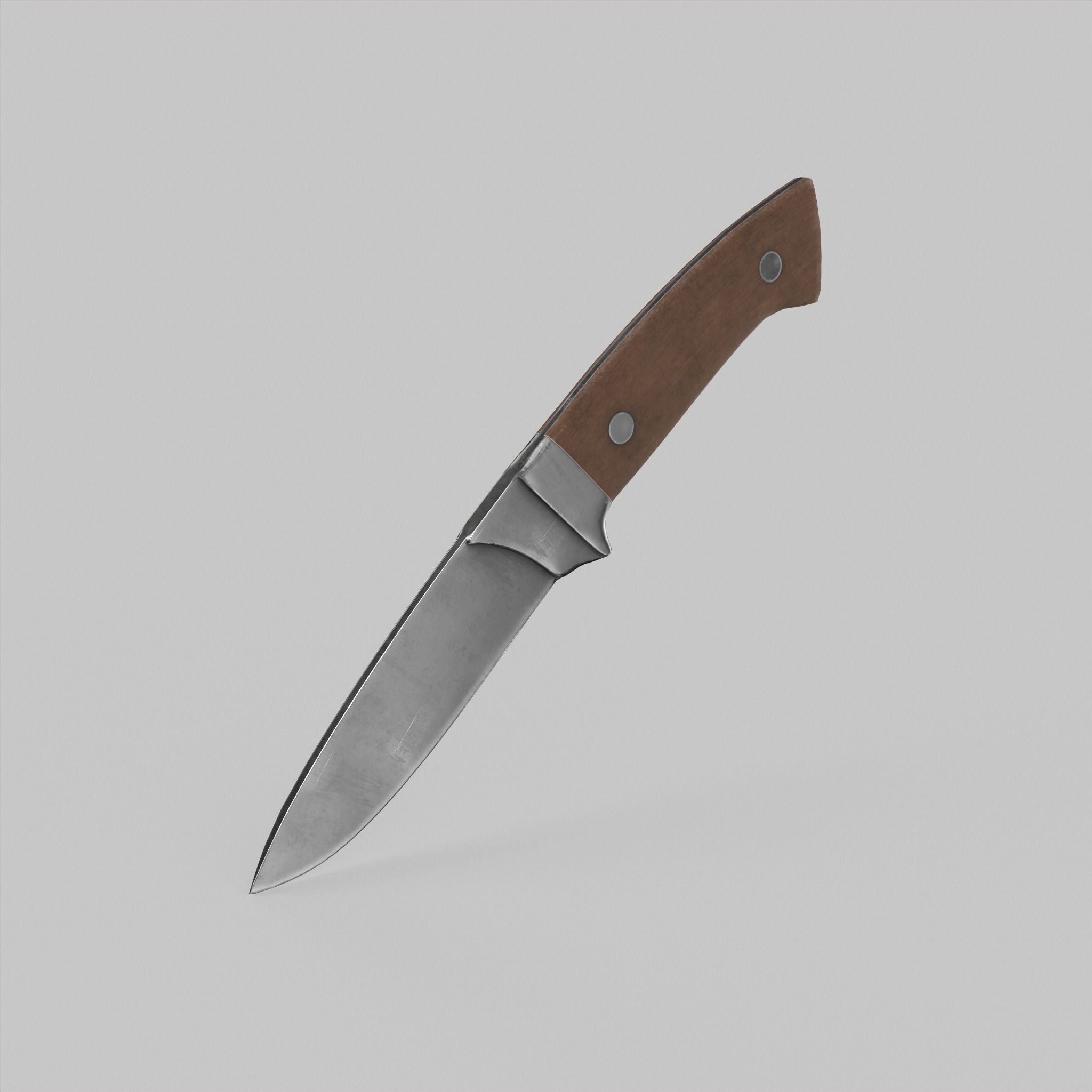 Knife Game Ready Low-poly 3D model_1