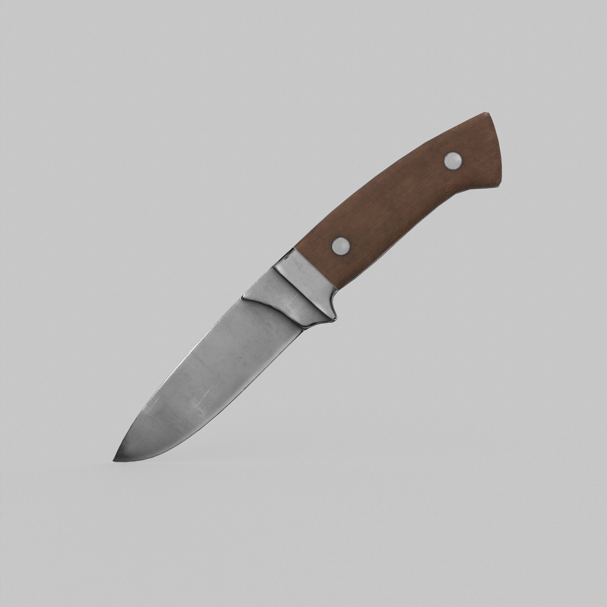 Knife Game Ready Low-poly 3D model_6