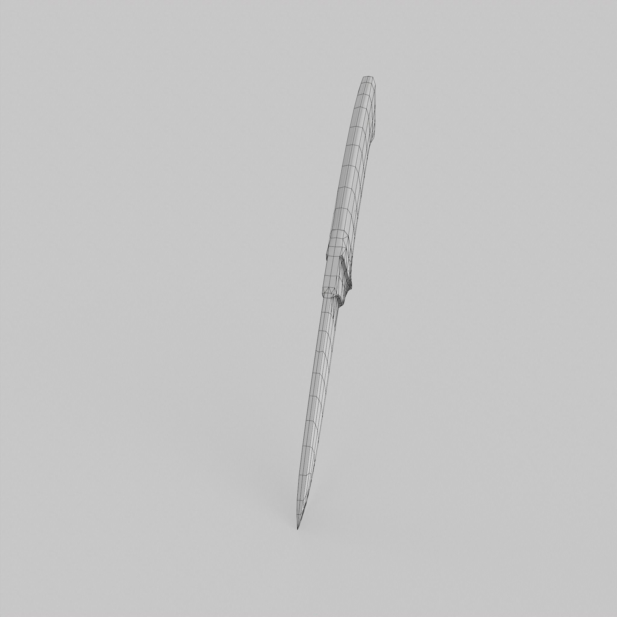 Knife Game Ready Low-poly 3D model_9