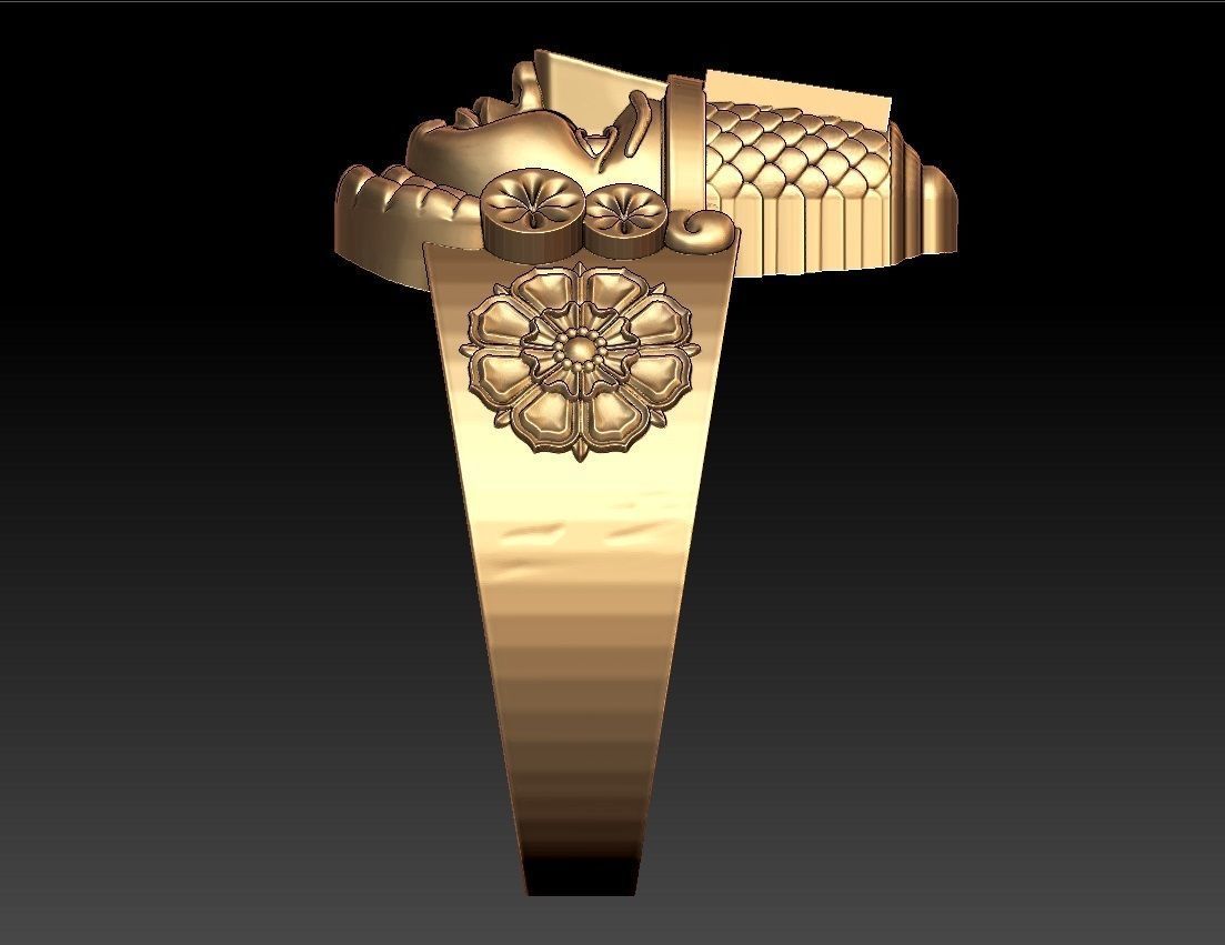 THIRUPATHI BALAJI RING 3D print model_5