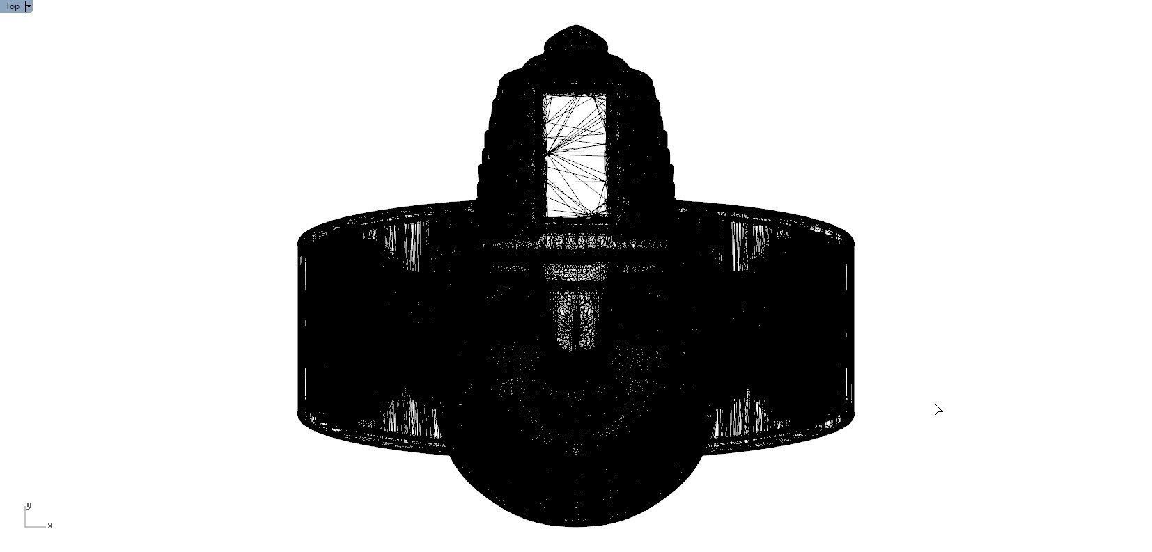 THIRUPATHI BALAJI RING 3D print model_9