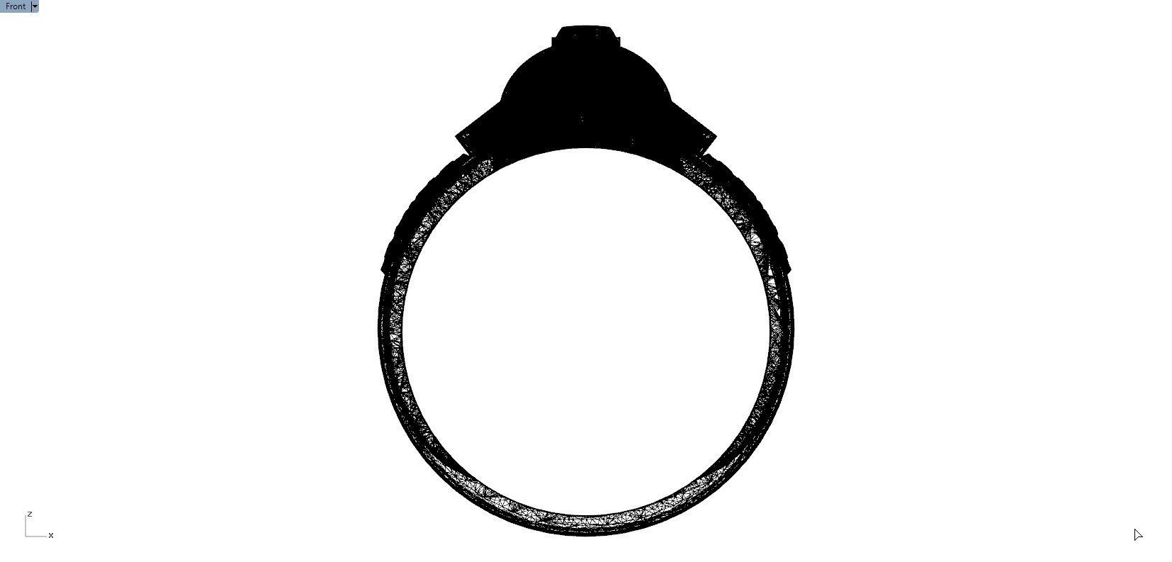 THIRUPATHI BALAJI RING 3D print model_10