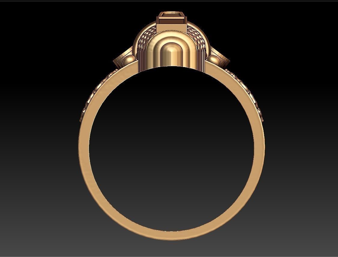 THIRUPATHI BALAJI RING 3D print model_6