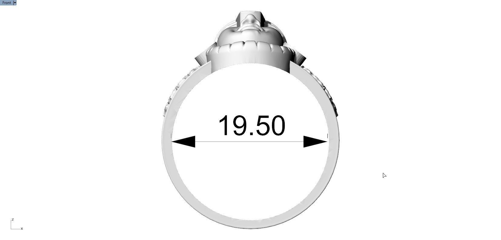 THIRUPATHI BALAJI RING 3D print model_1