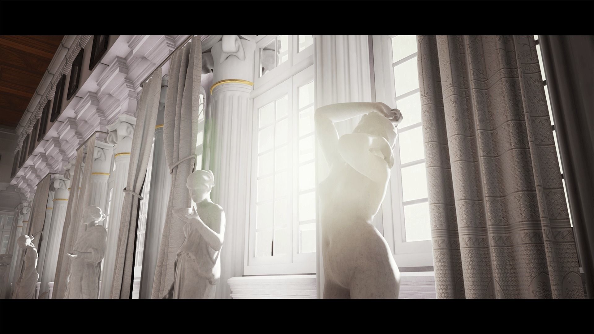 PalaceHall Low-poly 3D model_12