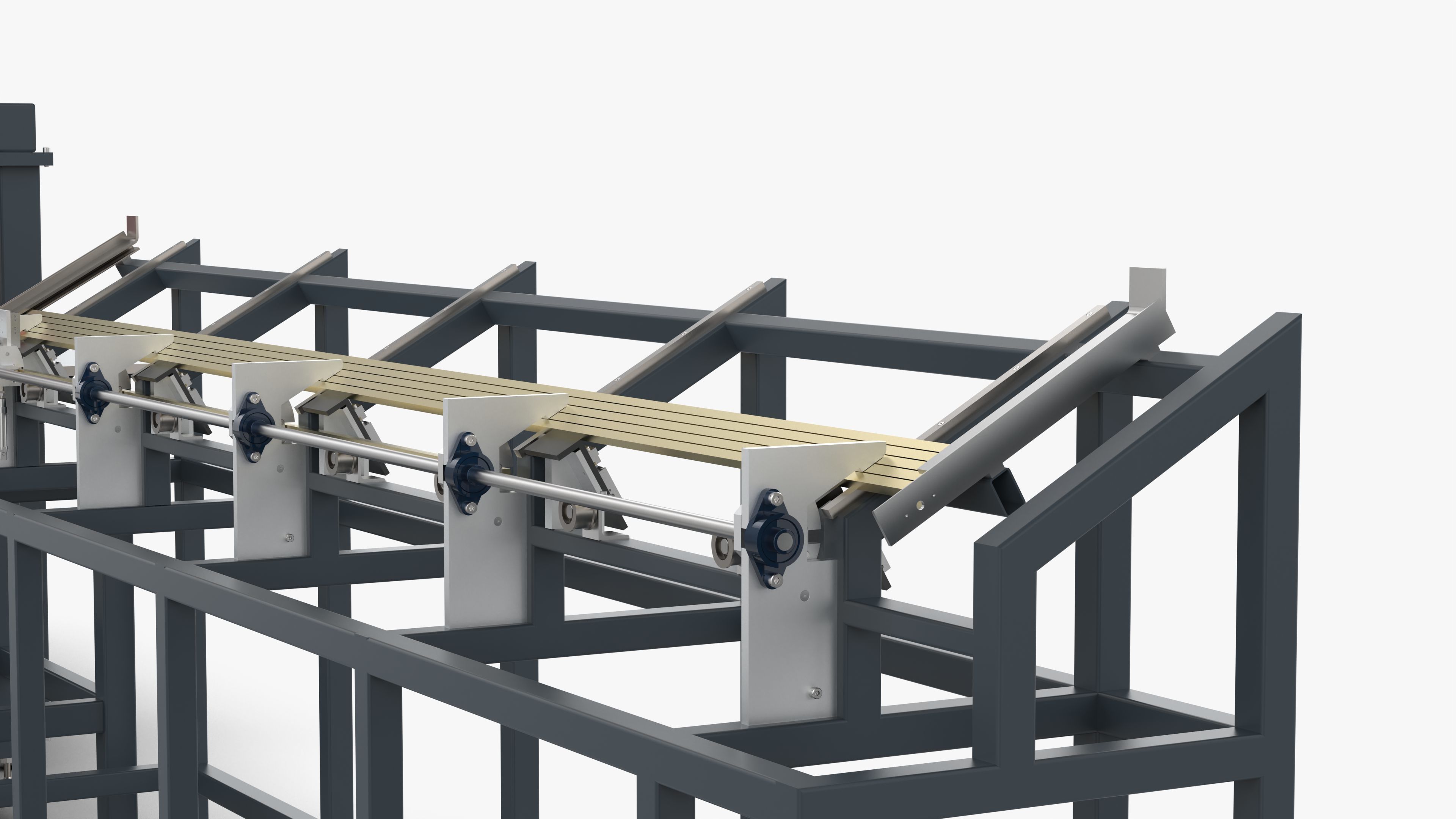 Square Tube Bar Feed Cutting Drilling and Tapping Machine 3D model_7
