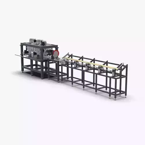 Square Tube Bar Feed Cutting Drilling and Tapping Machine