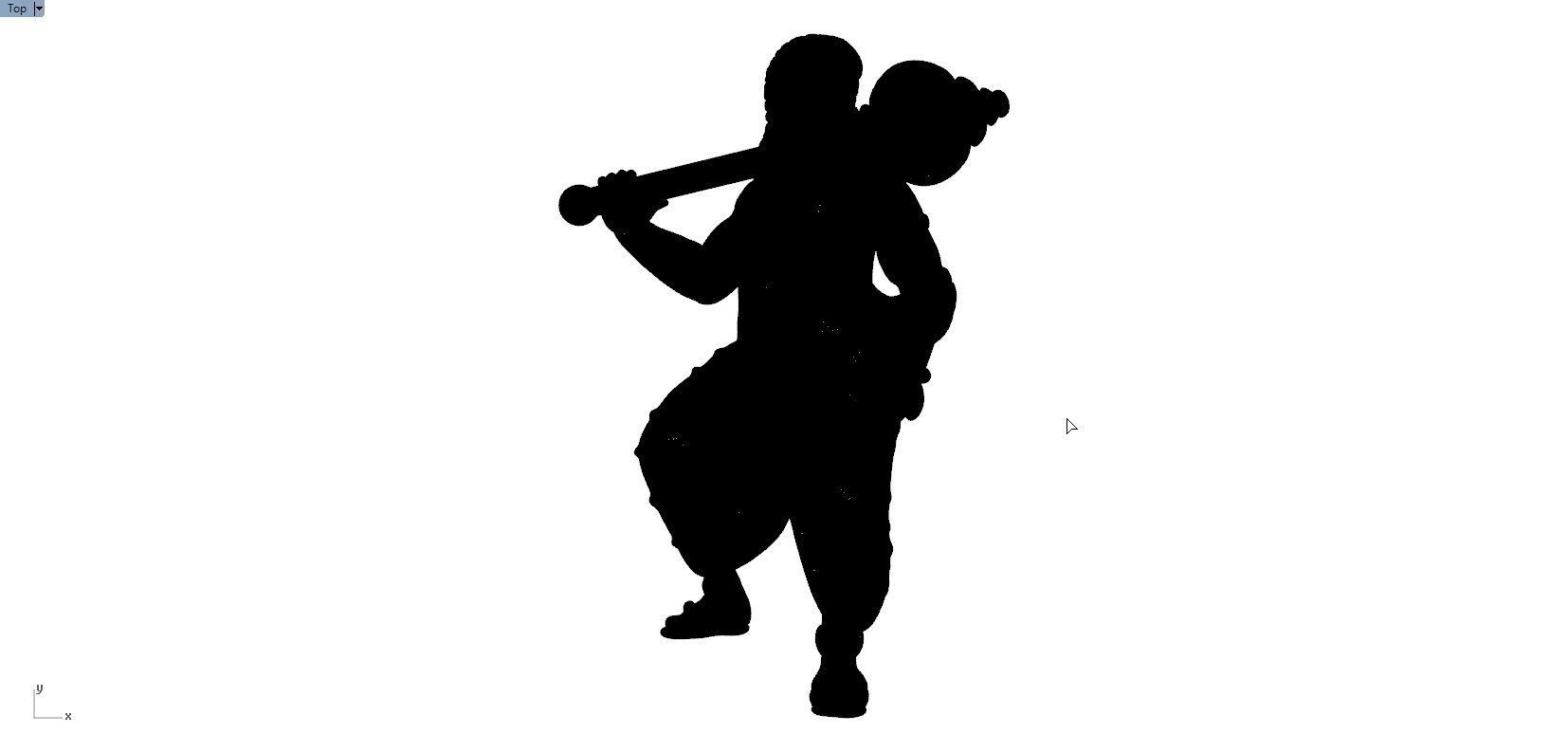 HUNUMAN PENDENT 3D print model_10