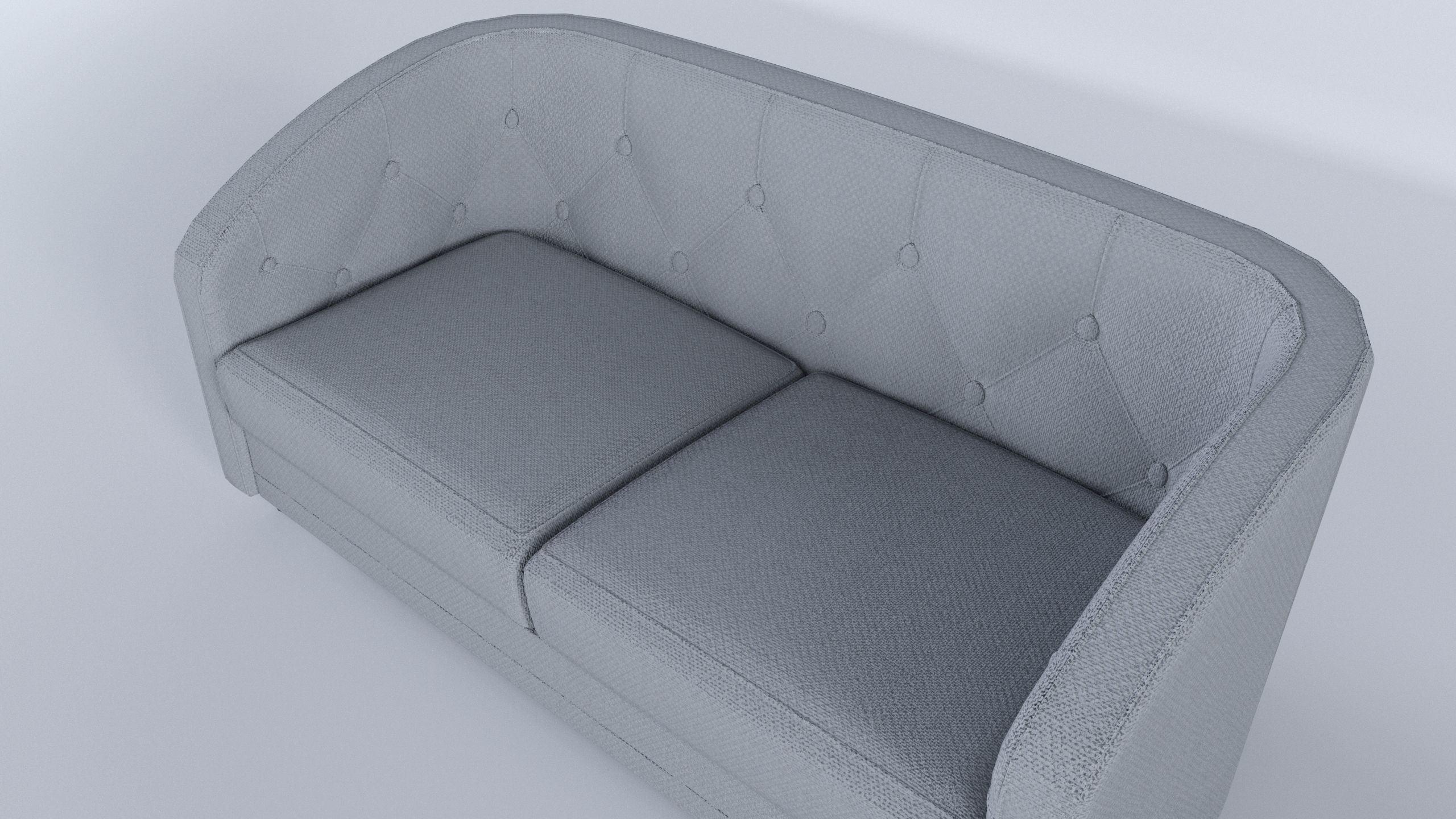 Sofa Minimalis Fabric 3D model_2
