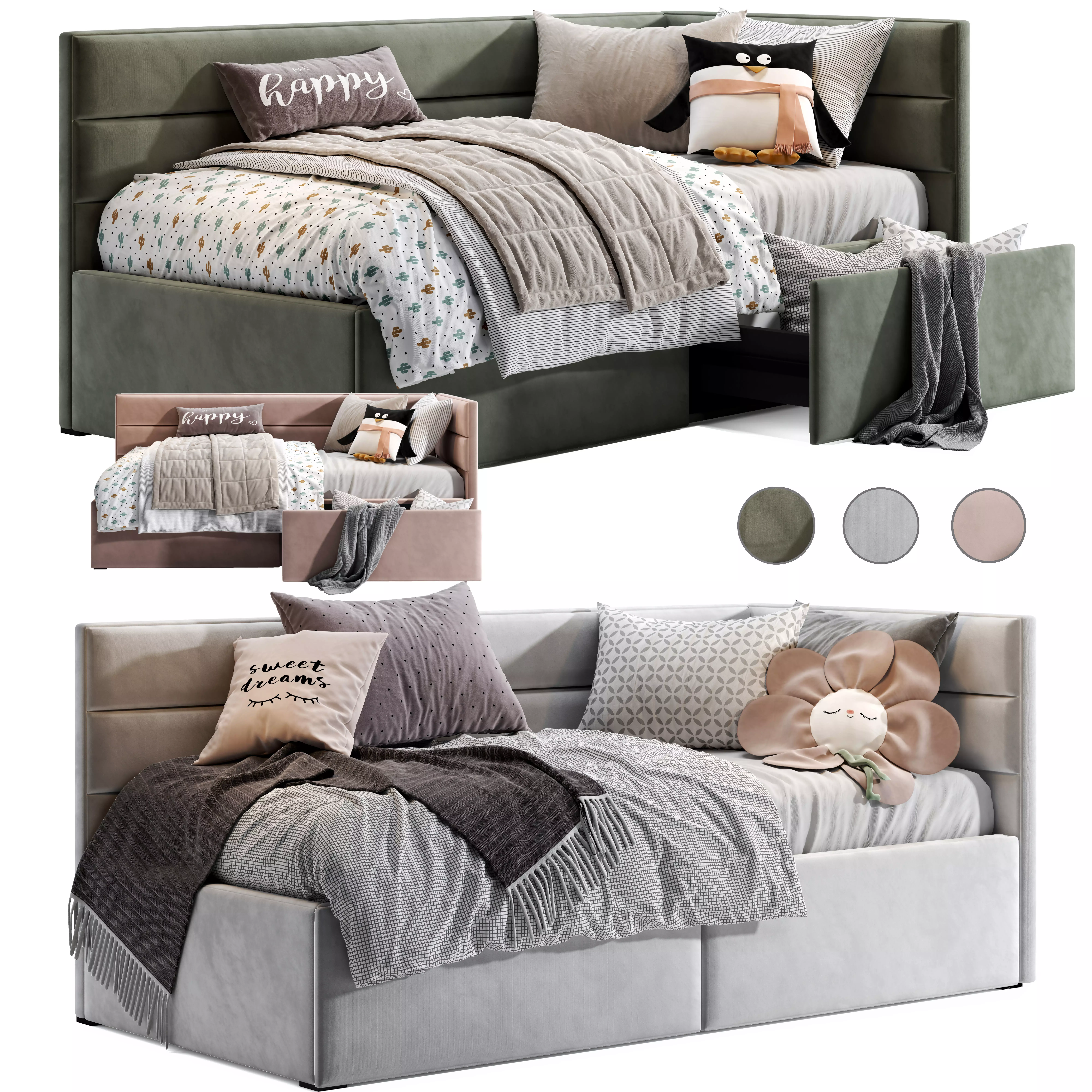 Richard Bed 3D model