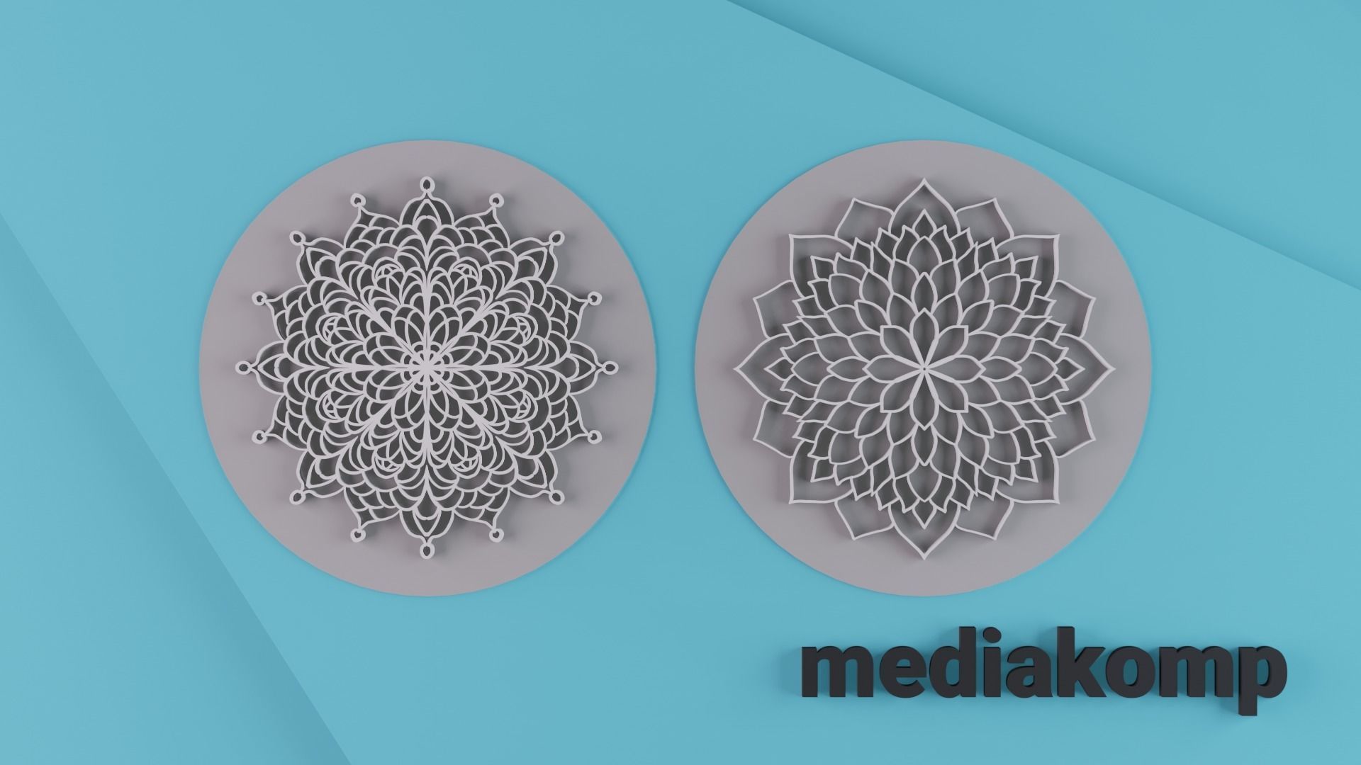 Stamps for pottery - mandala patterns set 3D print model_9