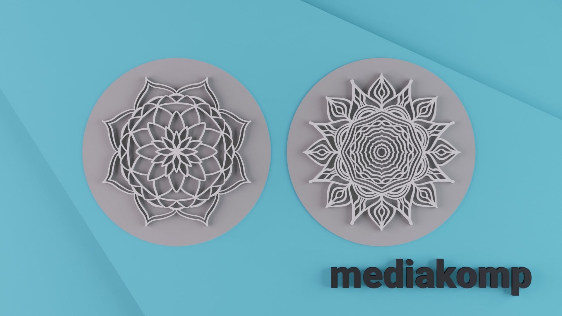 Stamps for pottery - mandala patterns set 3D print model_5