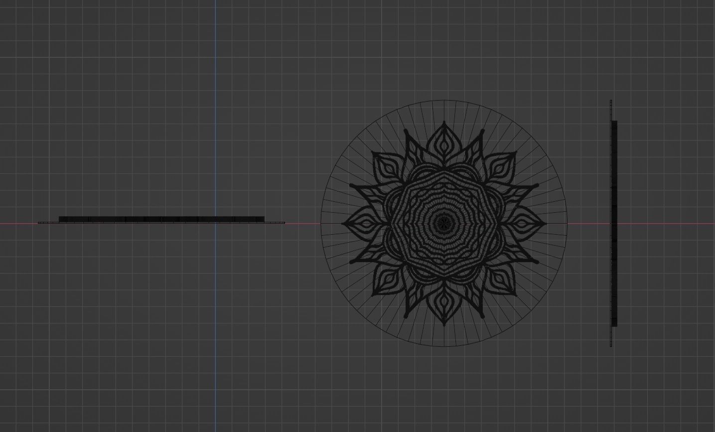 Stamps for pottery - mandala patterns set 3D print model_14