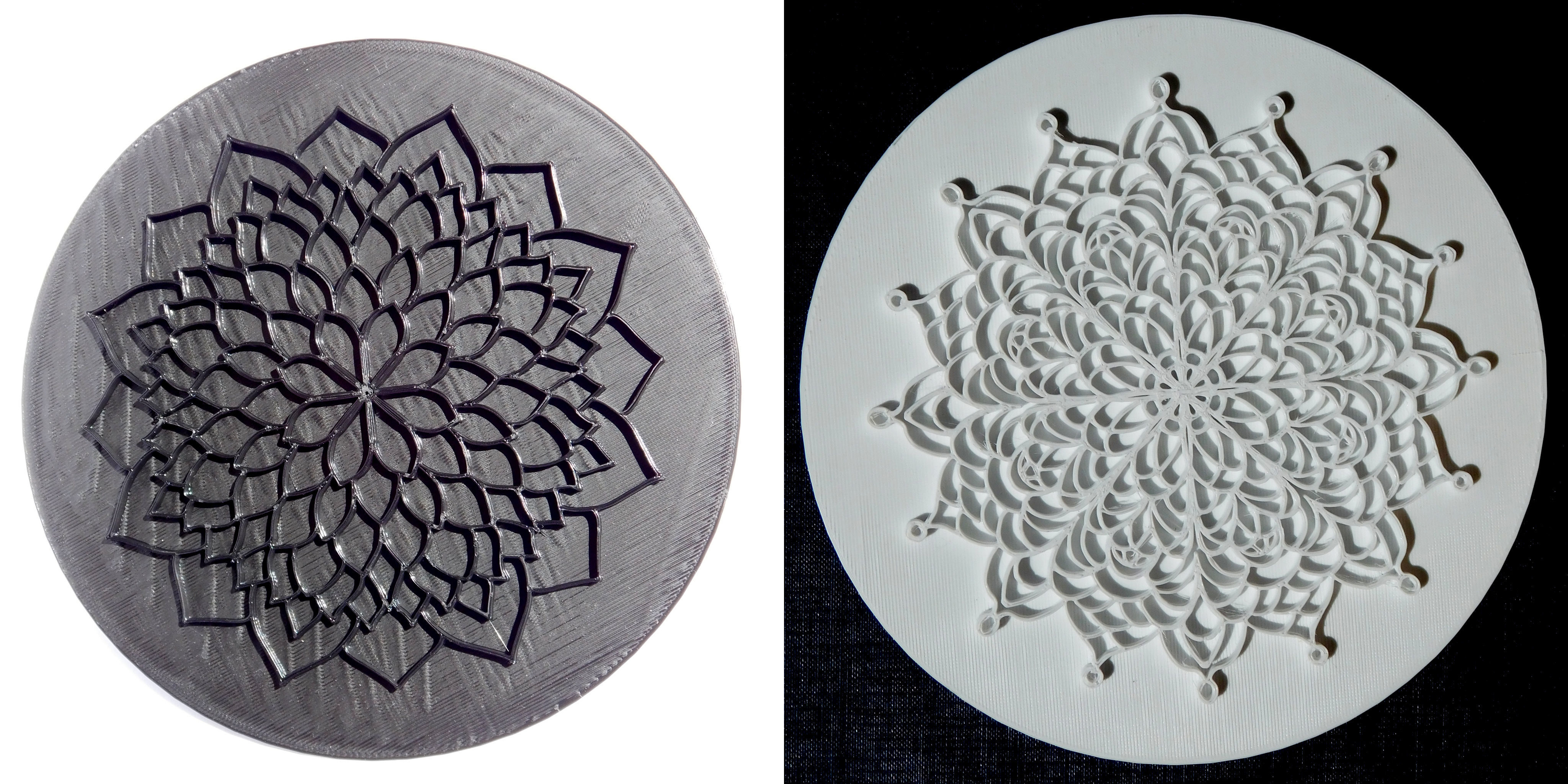 Stamps for pottery - mandala patterns set 3D print model_3